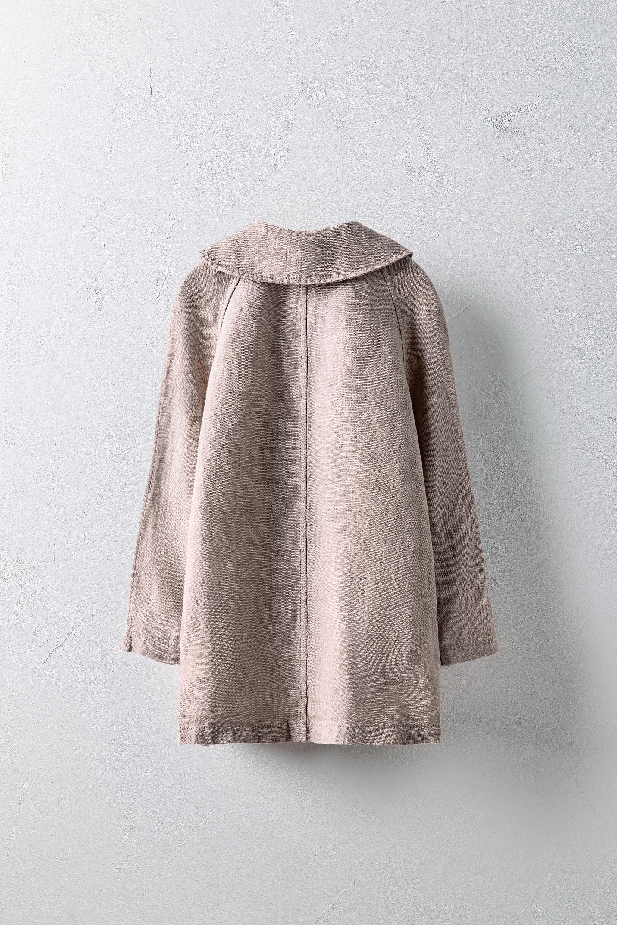 AGES 6-10/ LIMITED EDITION 100% LINEN TRENCH COAT