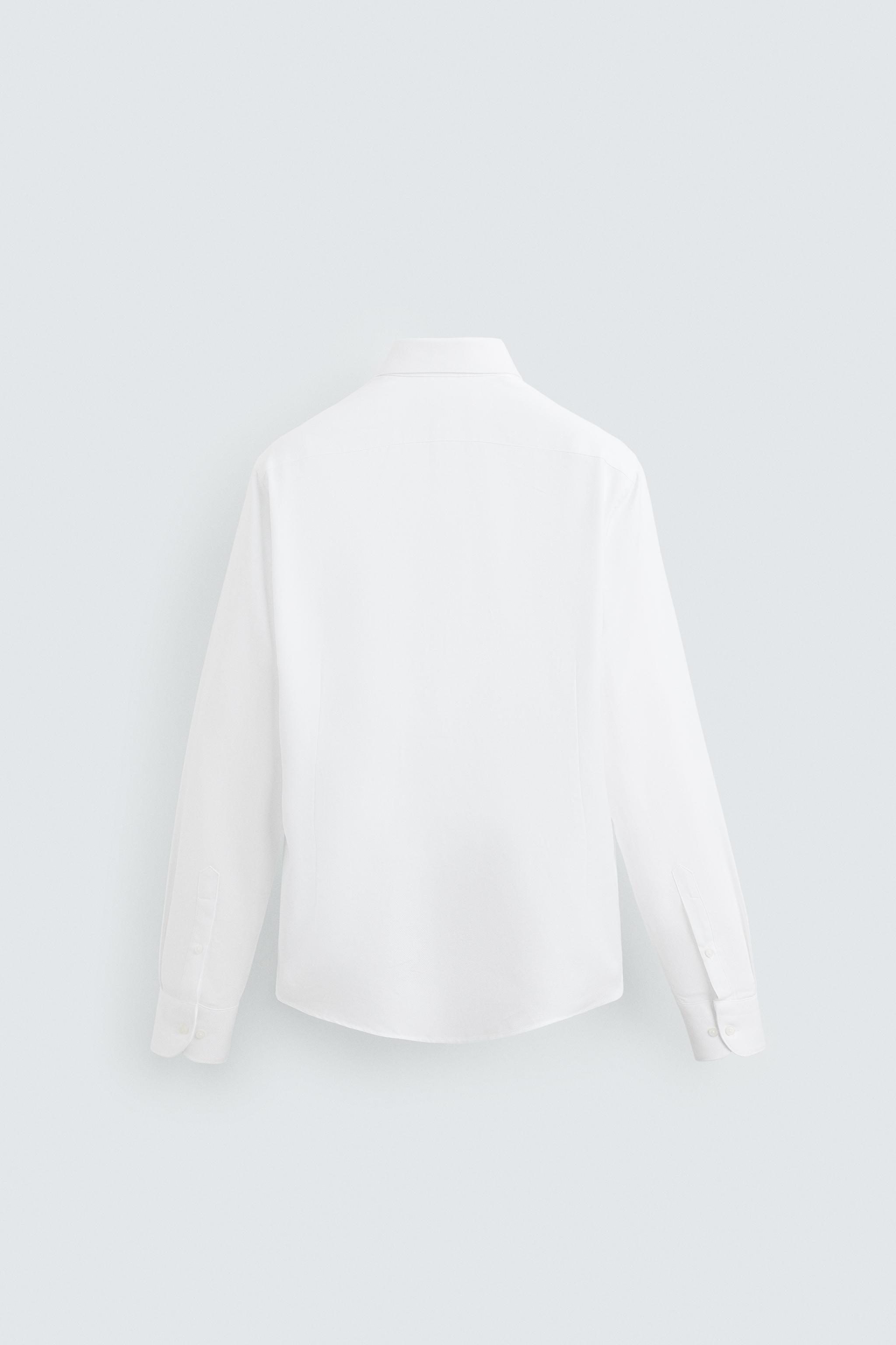 SLIM FIT TEXTURED SHIRT