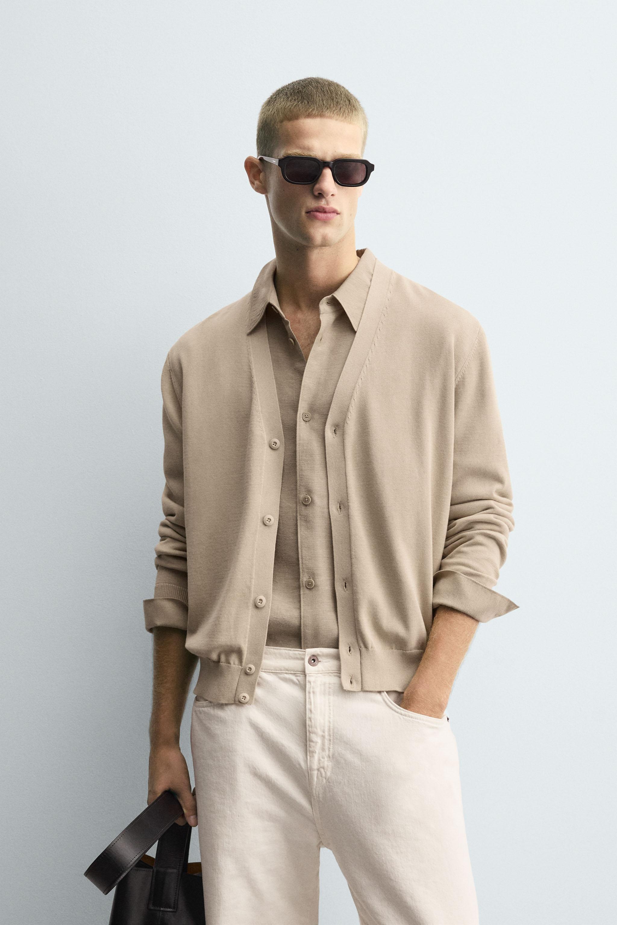 LIGHTWEIGHT STRUCTURED CARDIGAN
