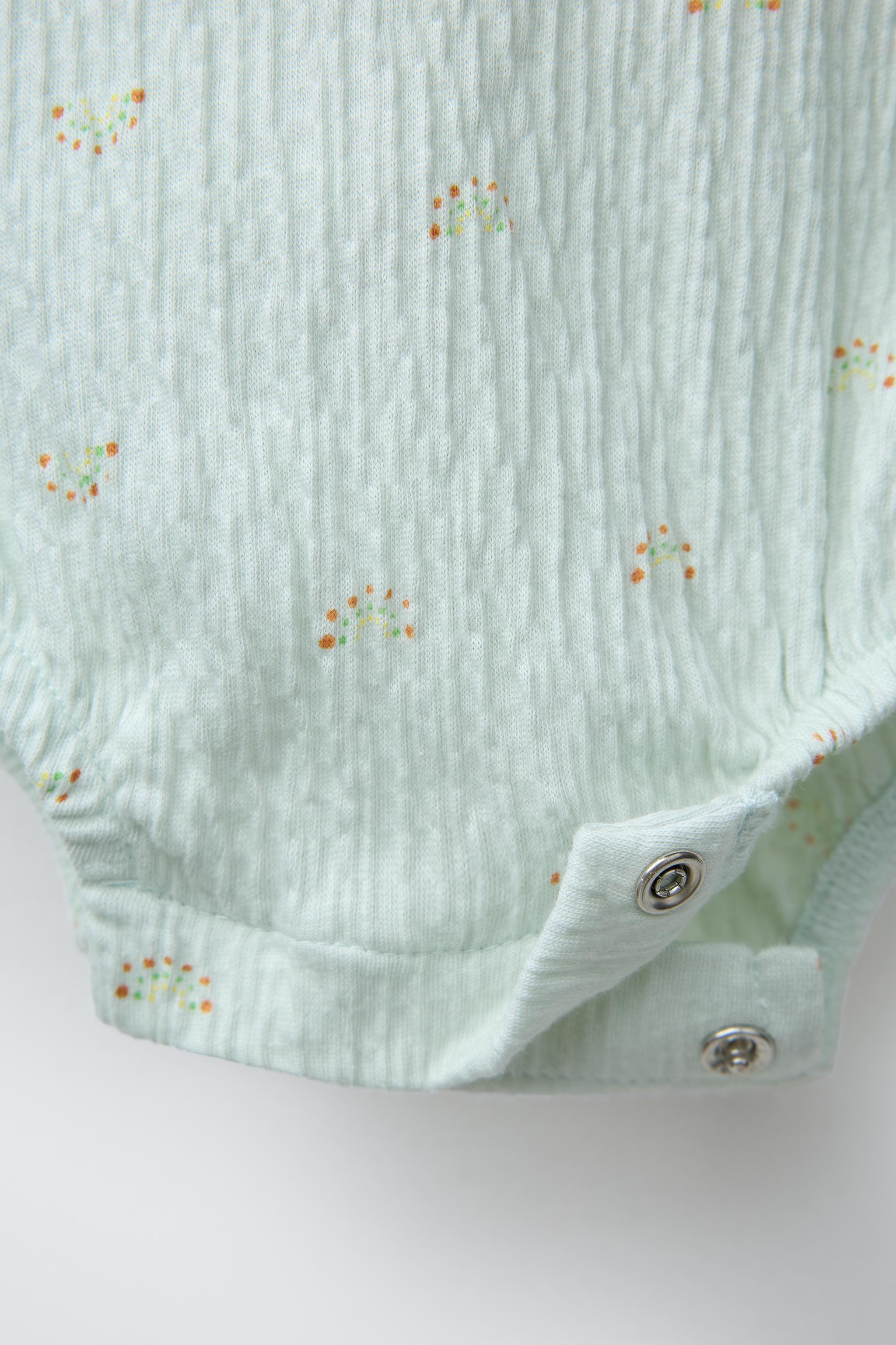 RAINBOW TEXTURED WRAP BODYSUIT