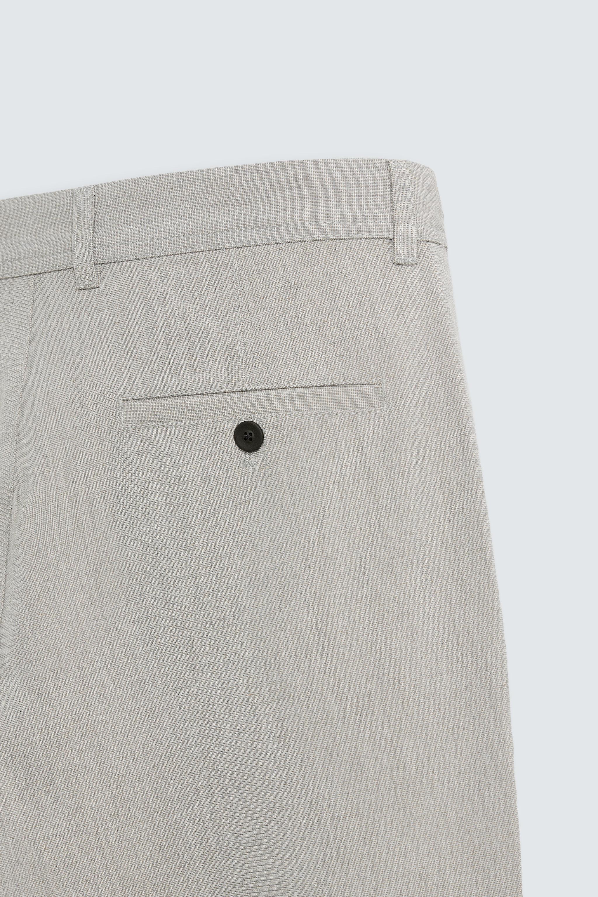 TEXTURED STRETCH PANTS