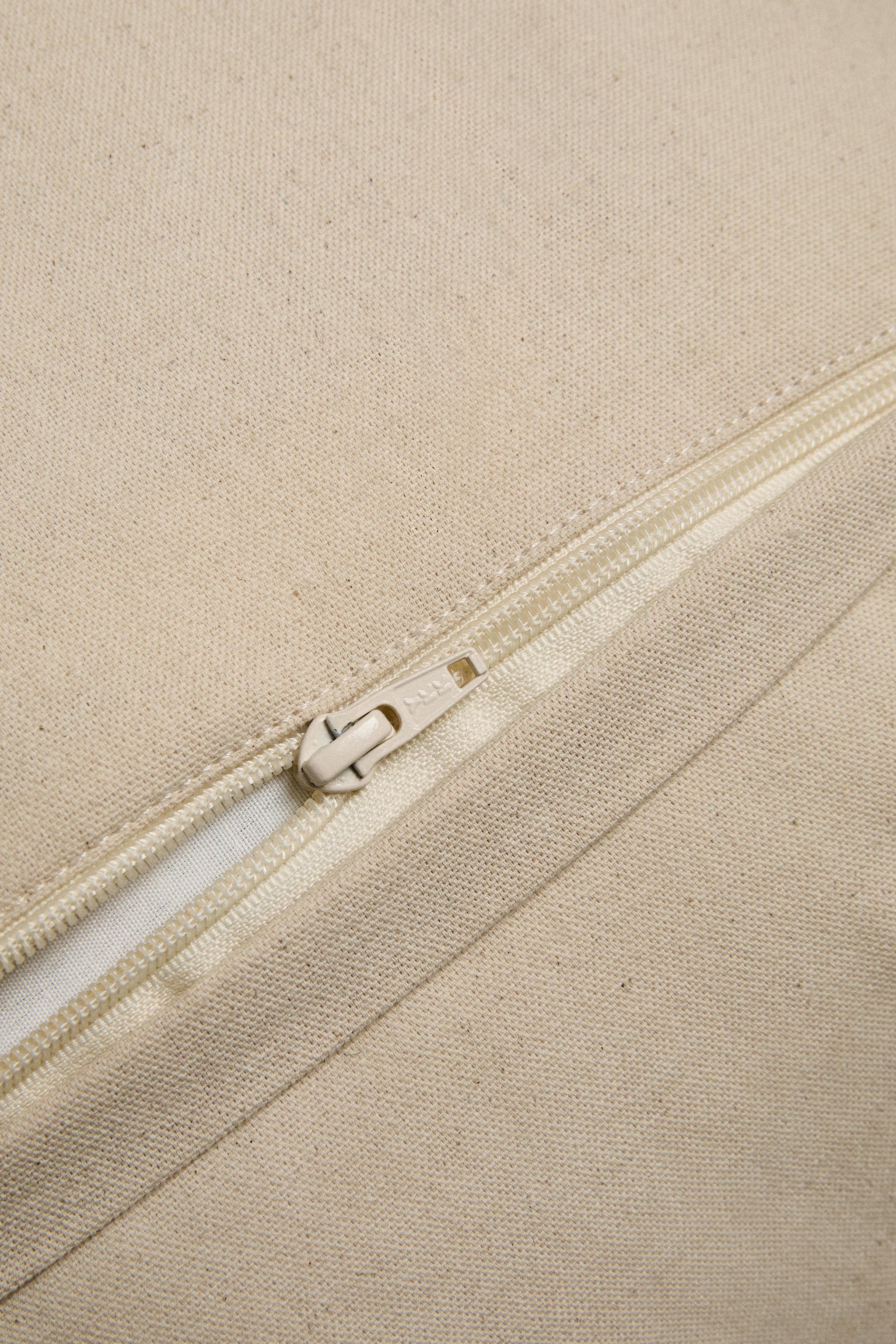 JUTE THROW PILLOW COVER