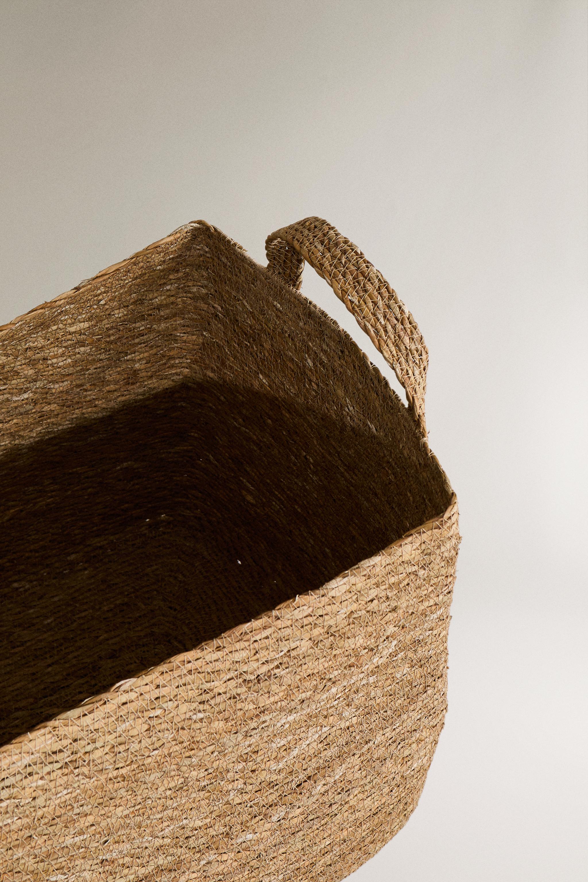 RECTANGULAR SEAGRASS BASKET