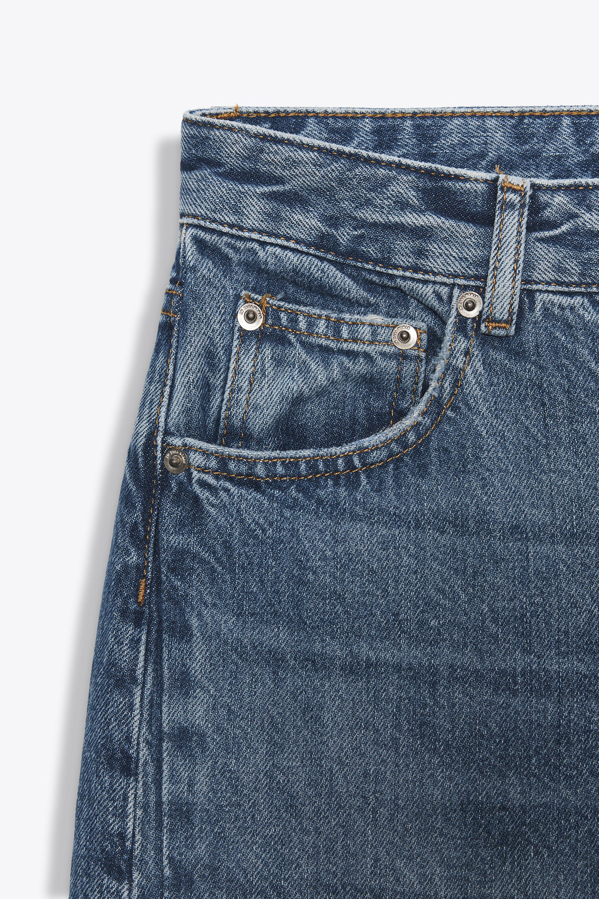 ZW COLLECTION FLARE LOW WAIST PLEATED JEANS