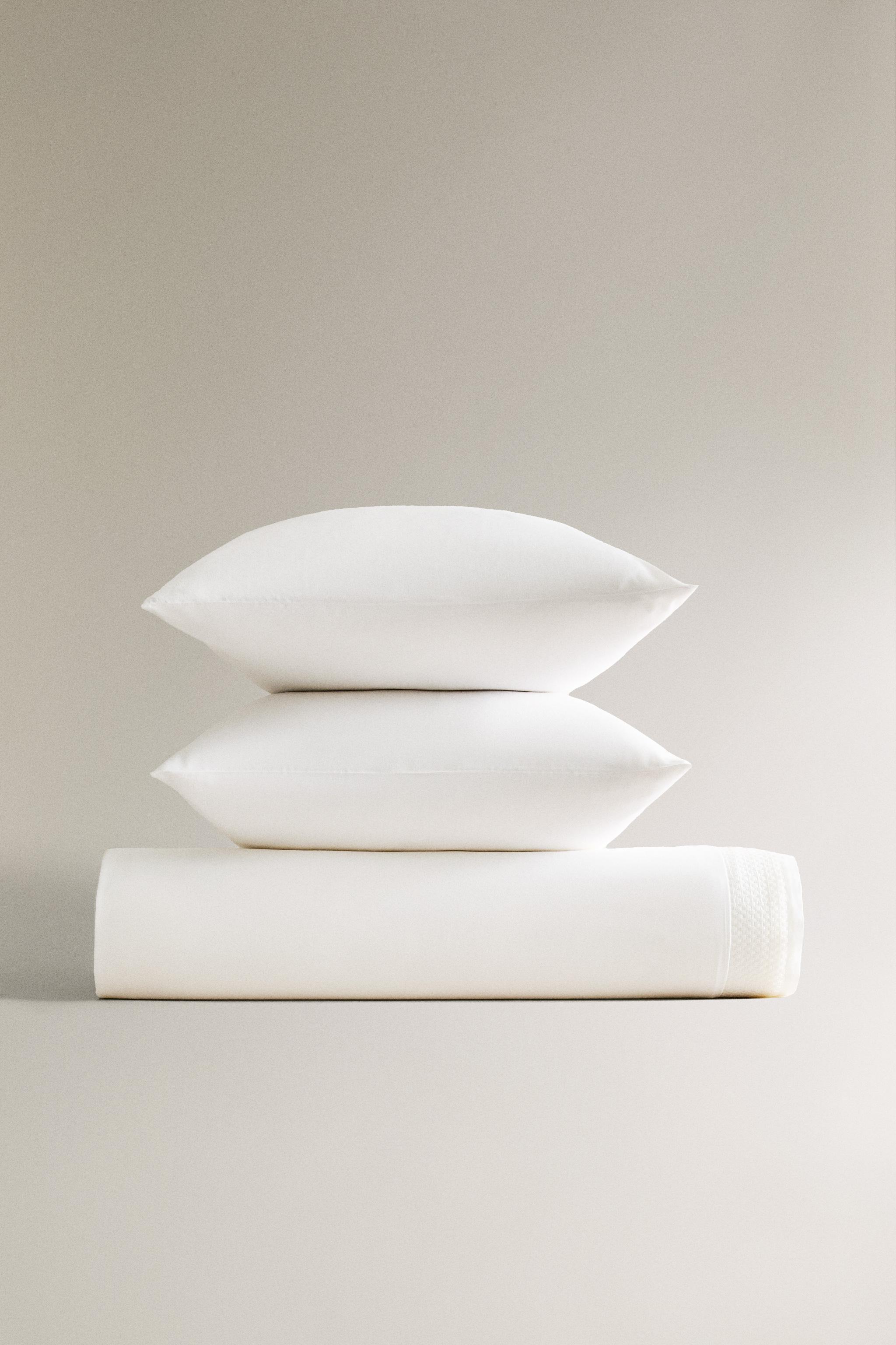 BORDERED SATEEN DUVET COVER