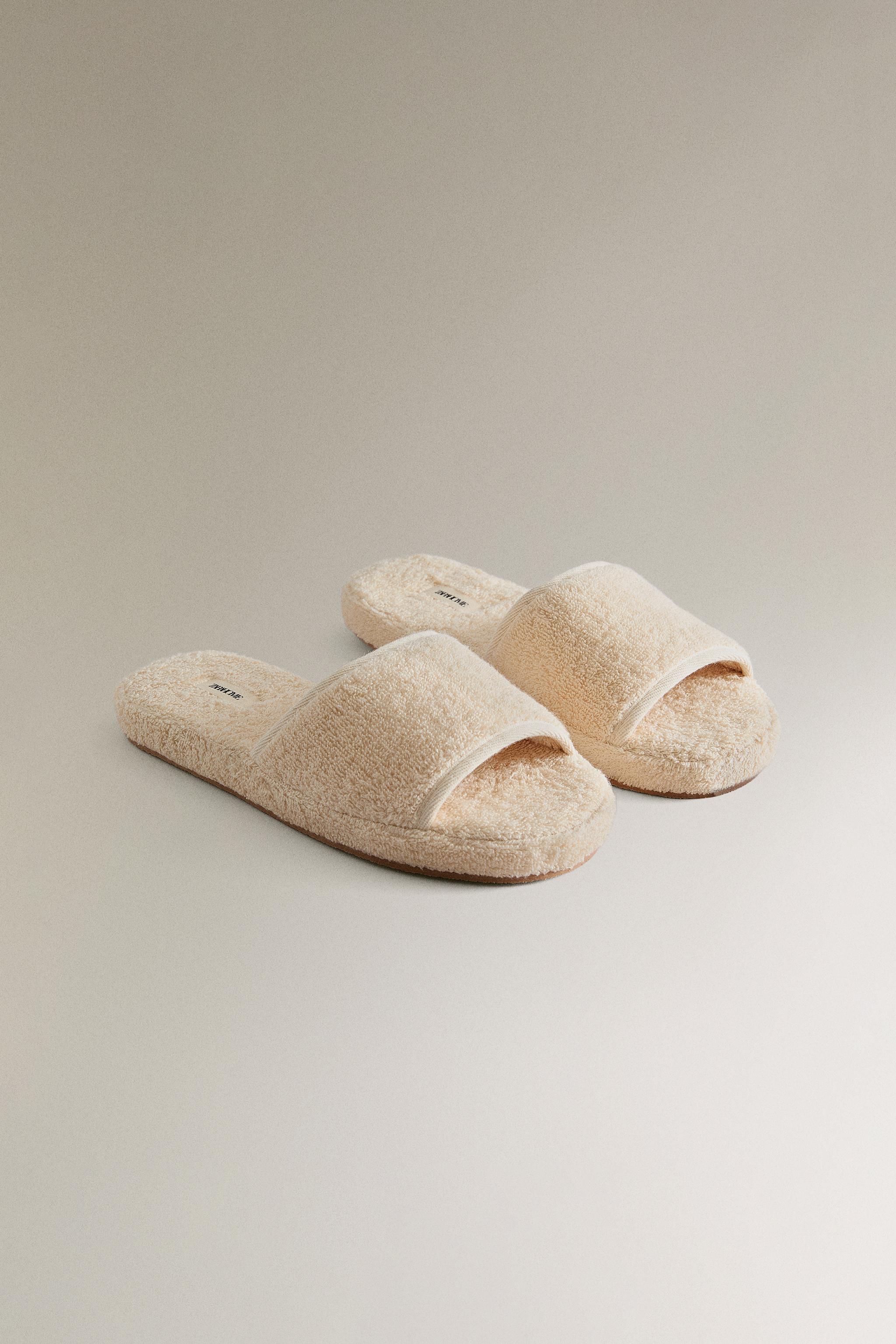 FLATFORM TERRYCLOTH SLIPPERS