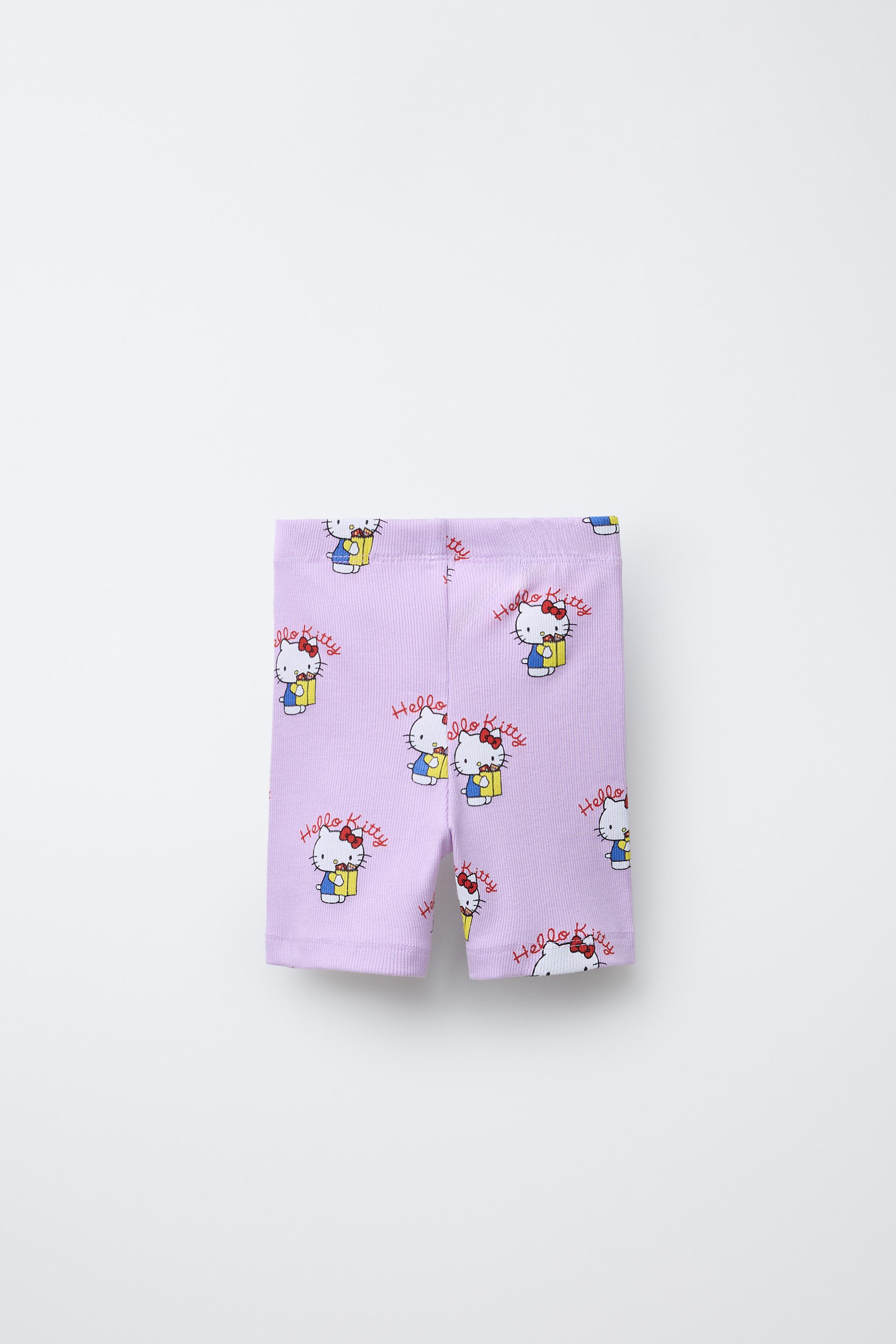 HELLO KITTY © SANRIO RIBBED BIKE SHORTS