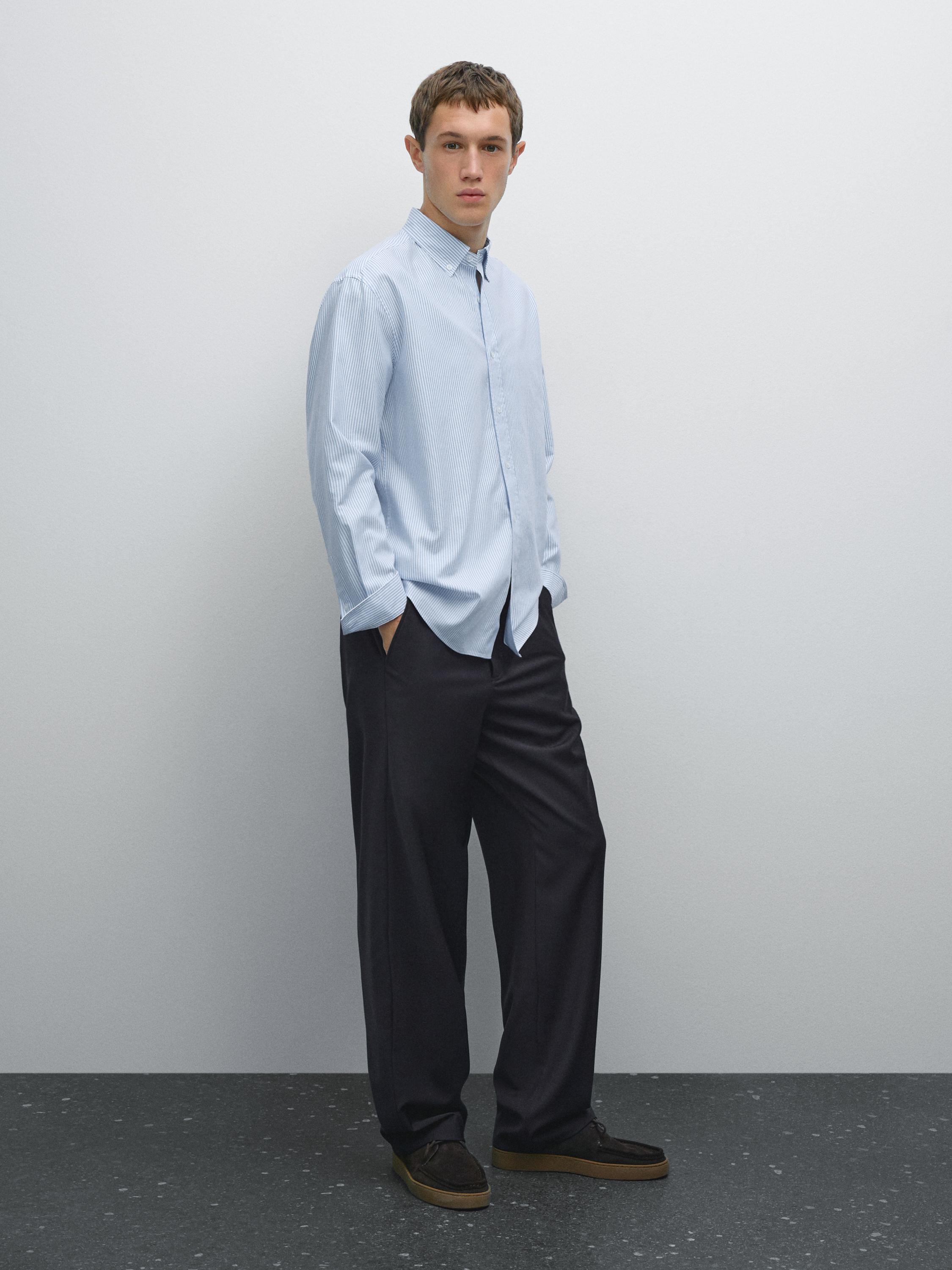 100% cotton Oxford shirt