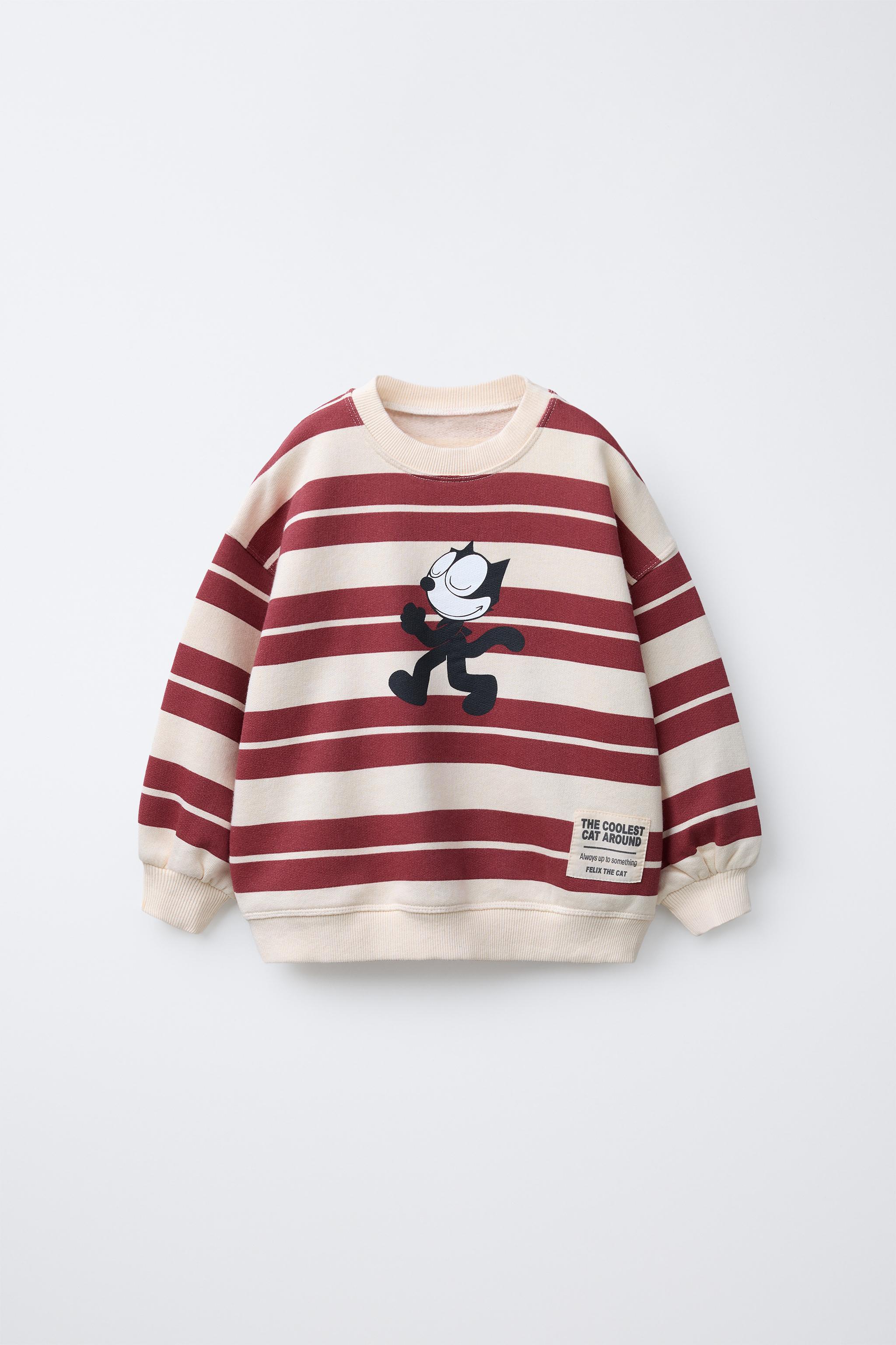 FELIX THE CAT © STRIPED SWEATSHIRT