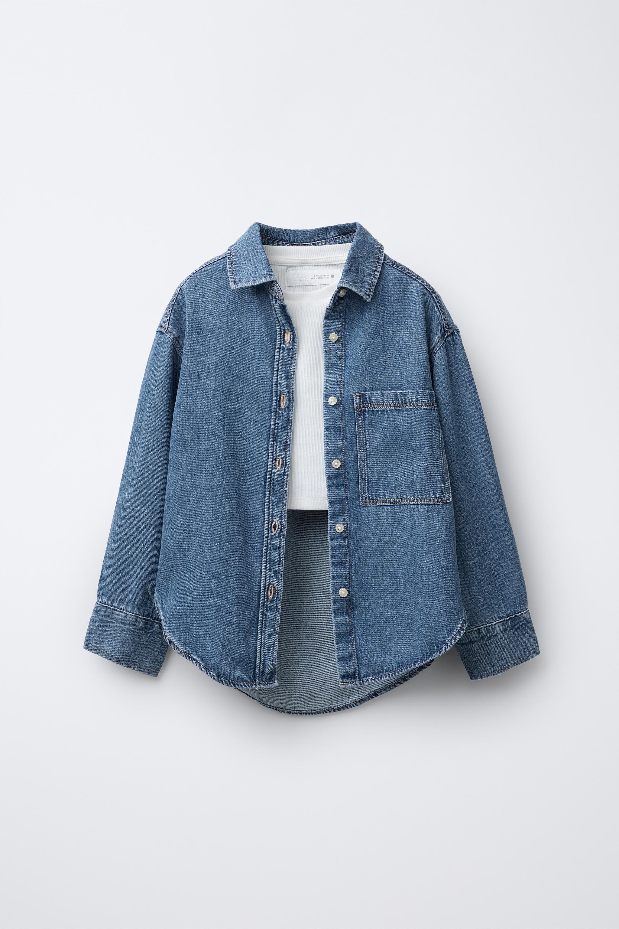 DENIM SHIRT AND RIB T-SHIRT PACK