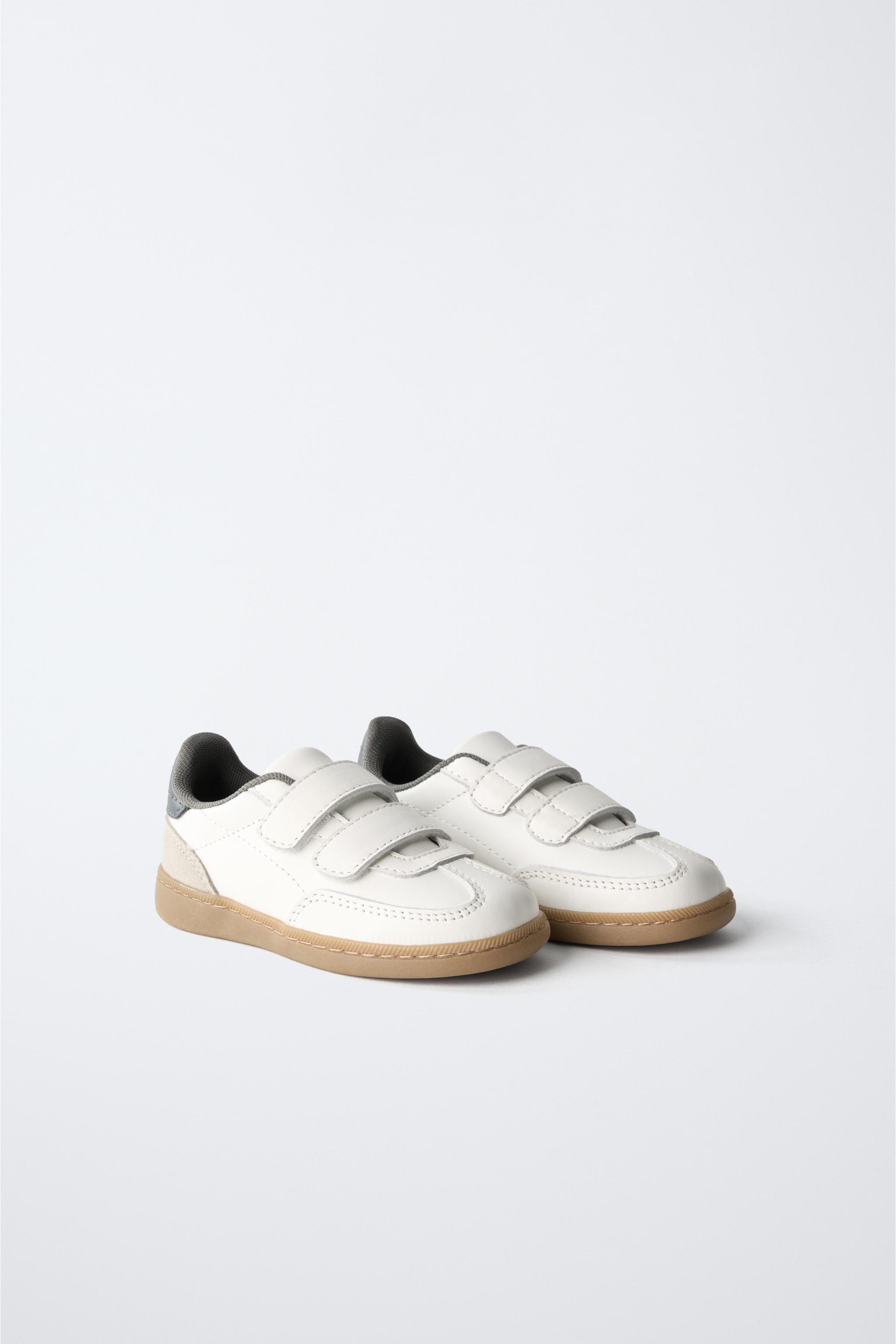 LEATHER STRAP SNEAKERS