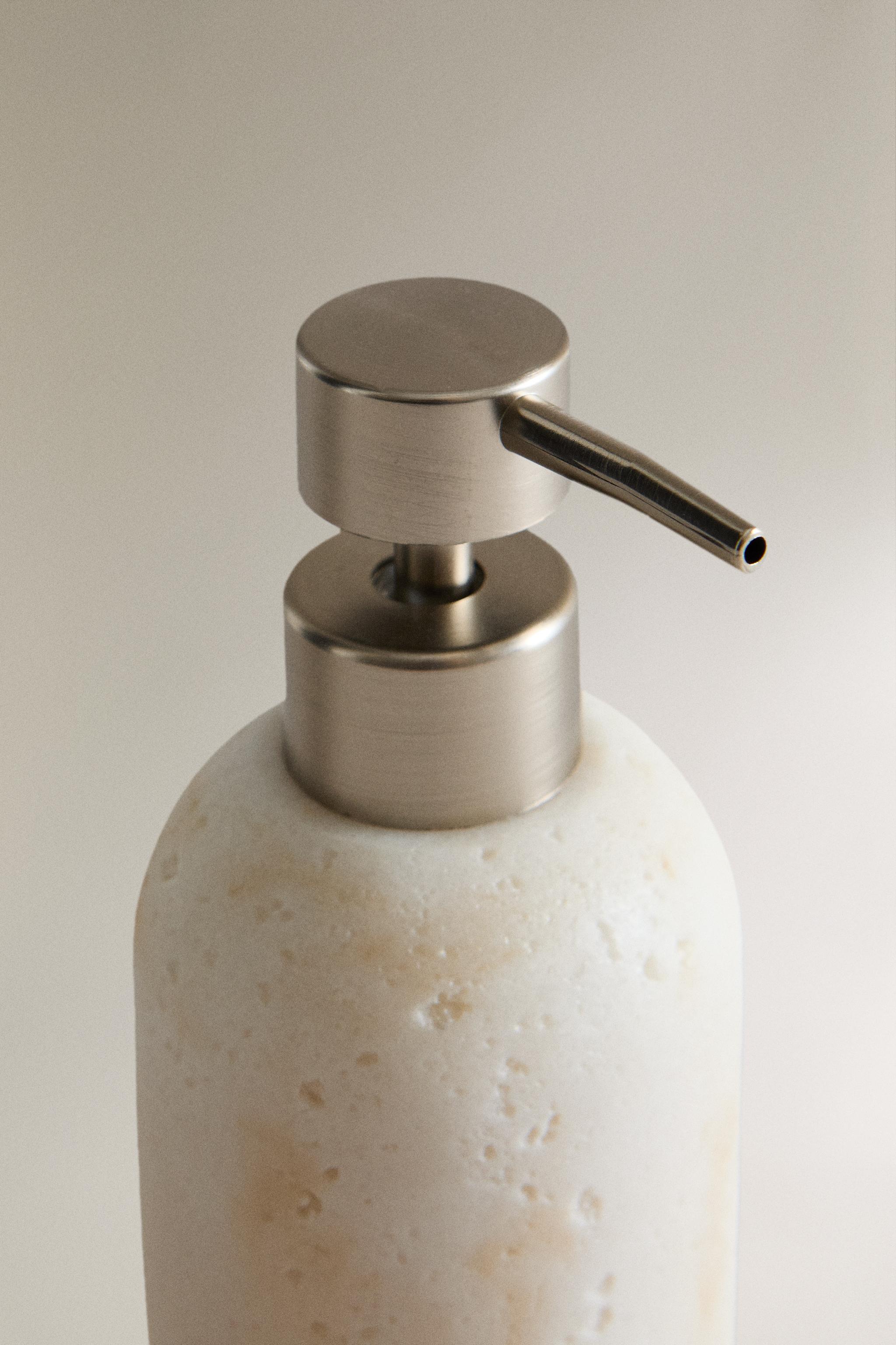 MARBLE-EFFECT SOAP DISPENSER