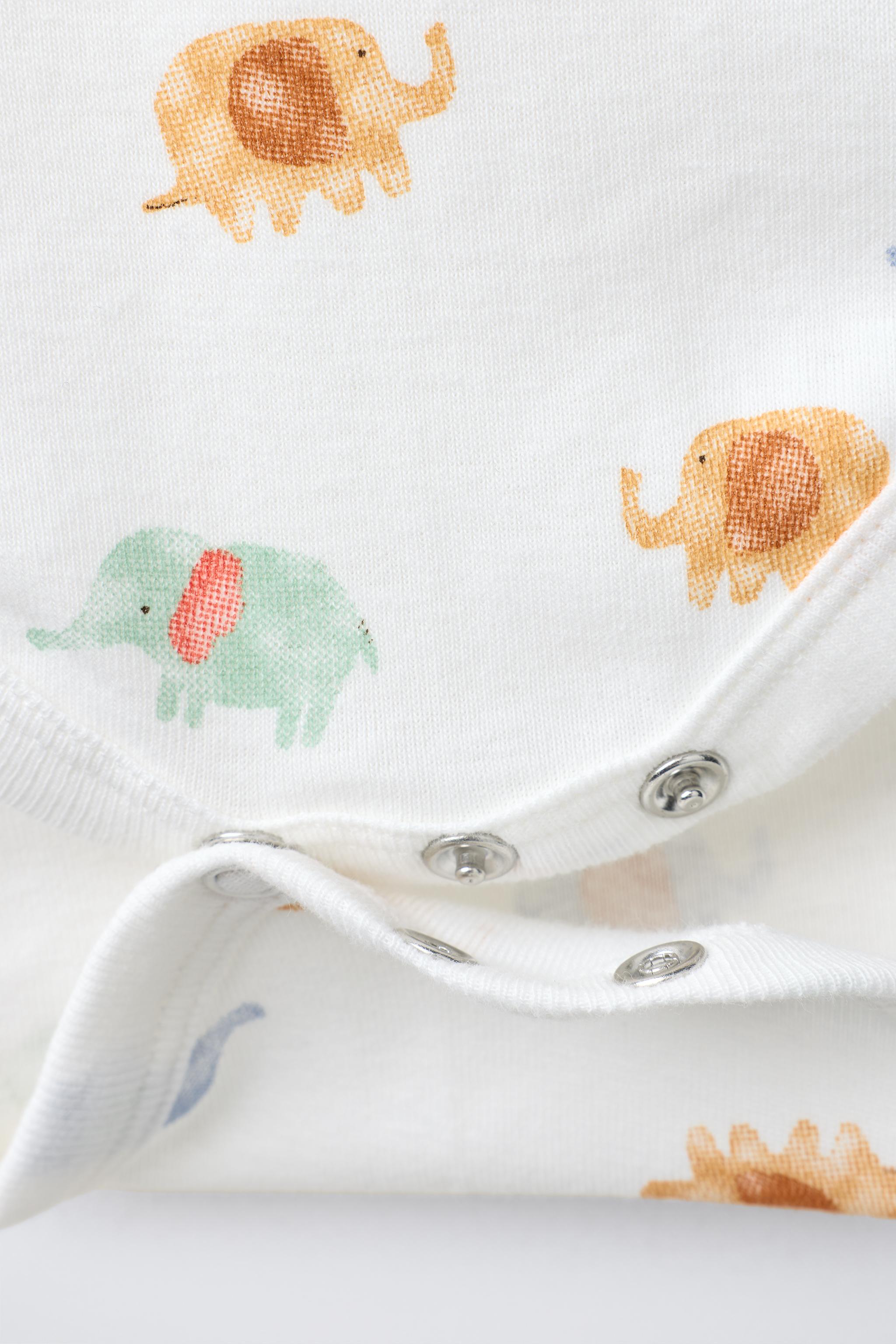 FIVE-PACK OF ELEPHANT BODYSUITS