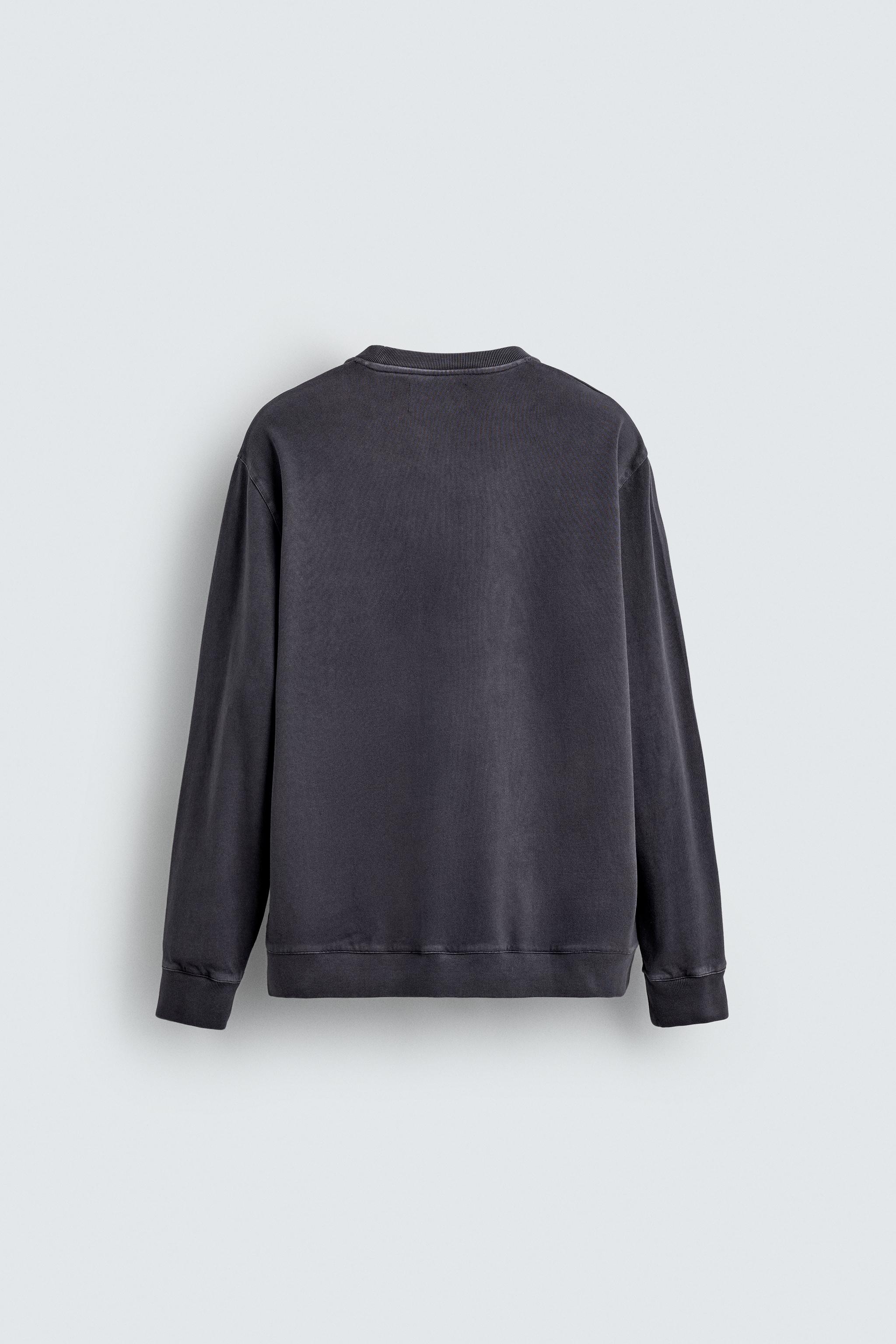 SOFT CREWNECK WASHED SWEATSHIRT