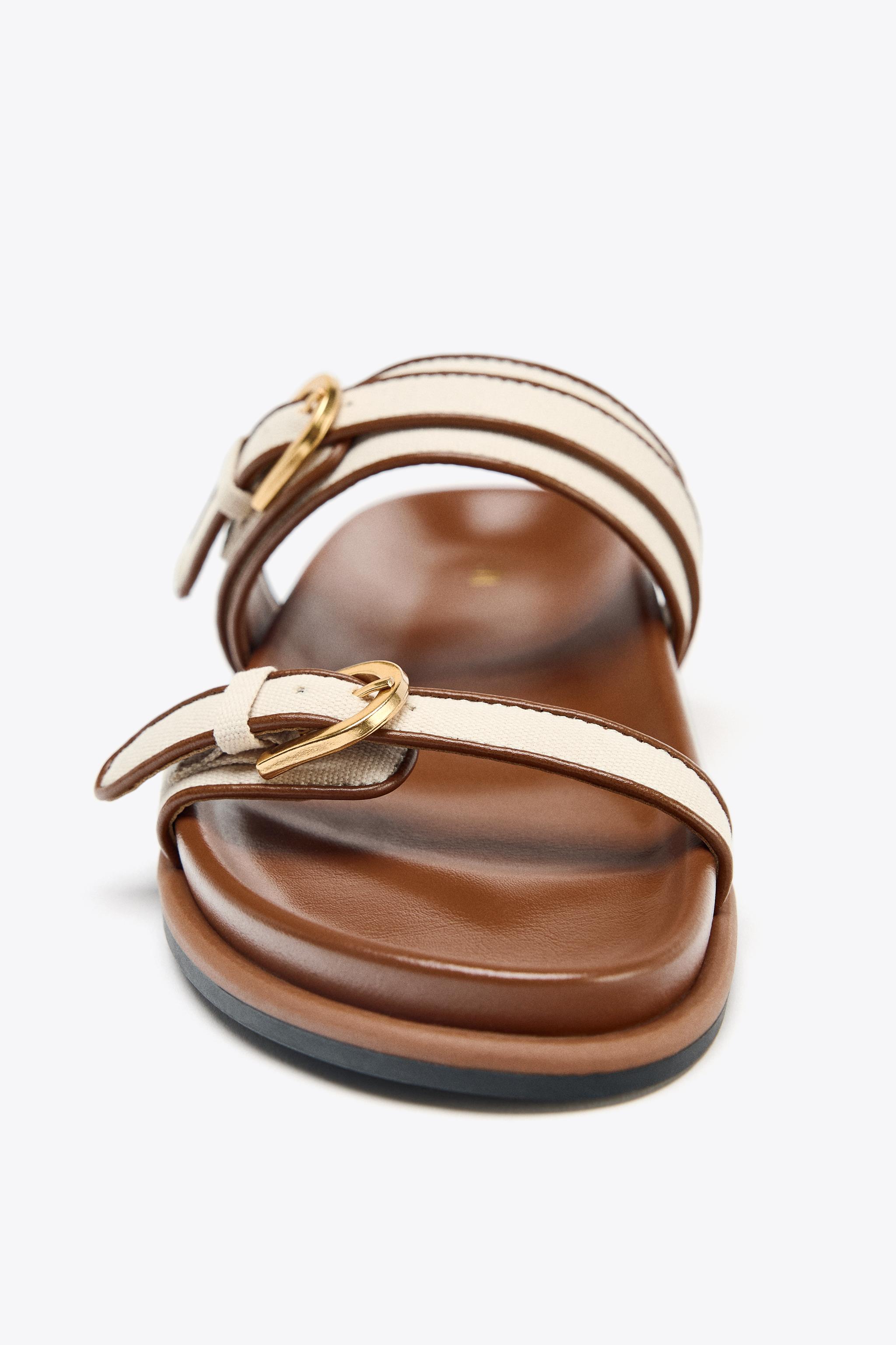 STRAPPY BUCKLE SANDALS