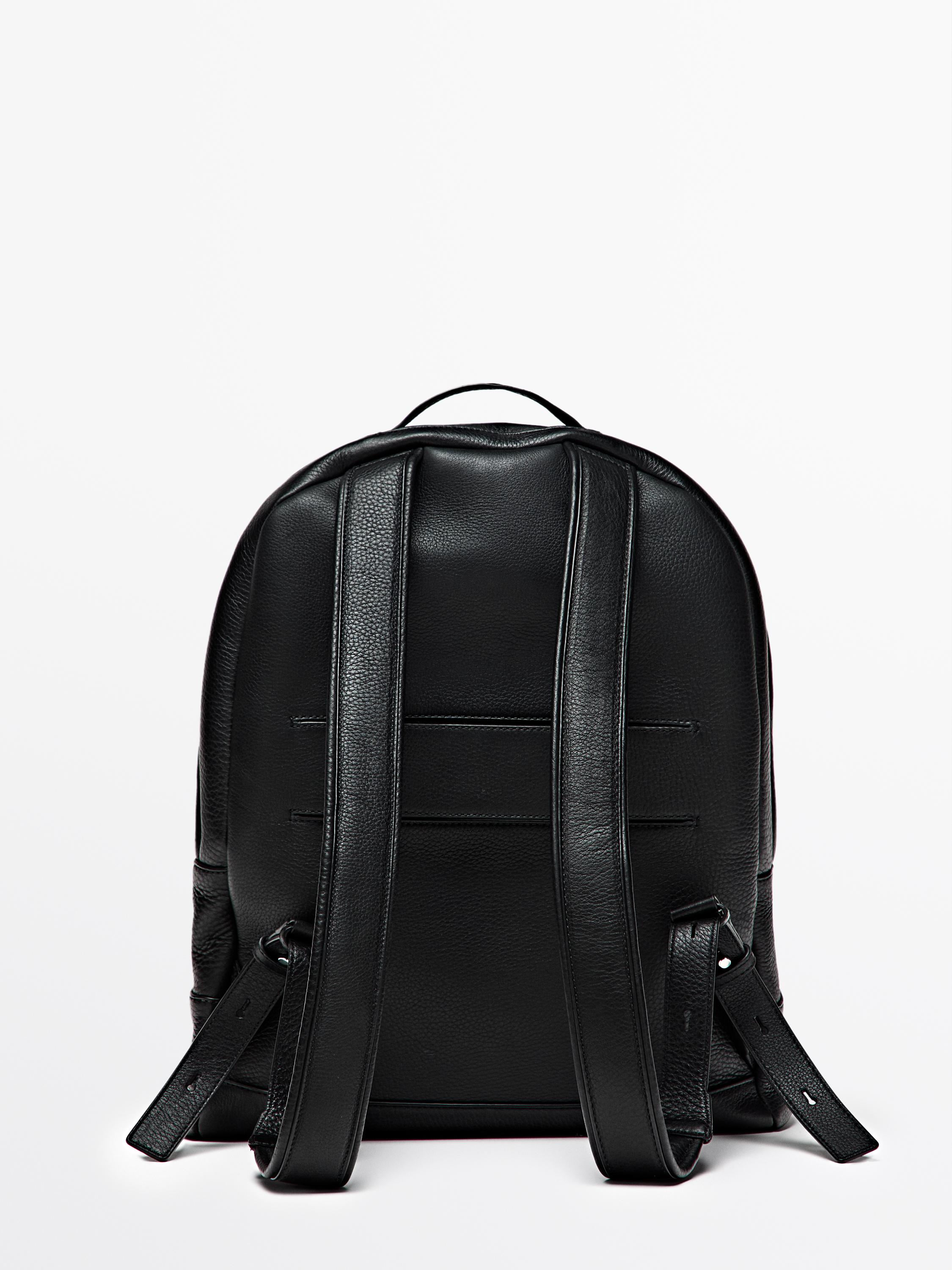 Nappa leather backpack