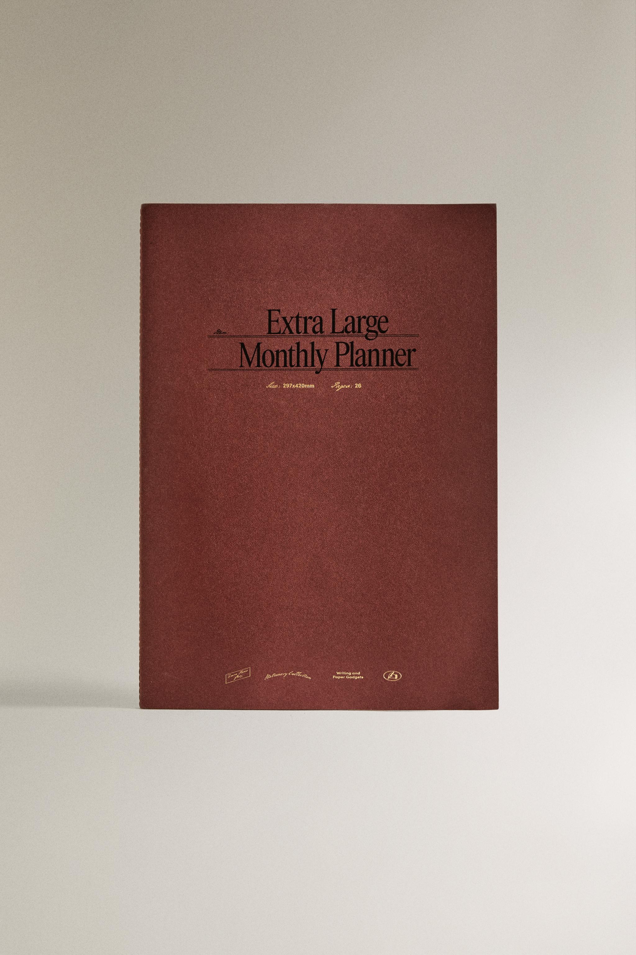 EXTRA LARGE MONTHLY PLANNER