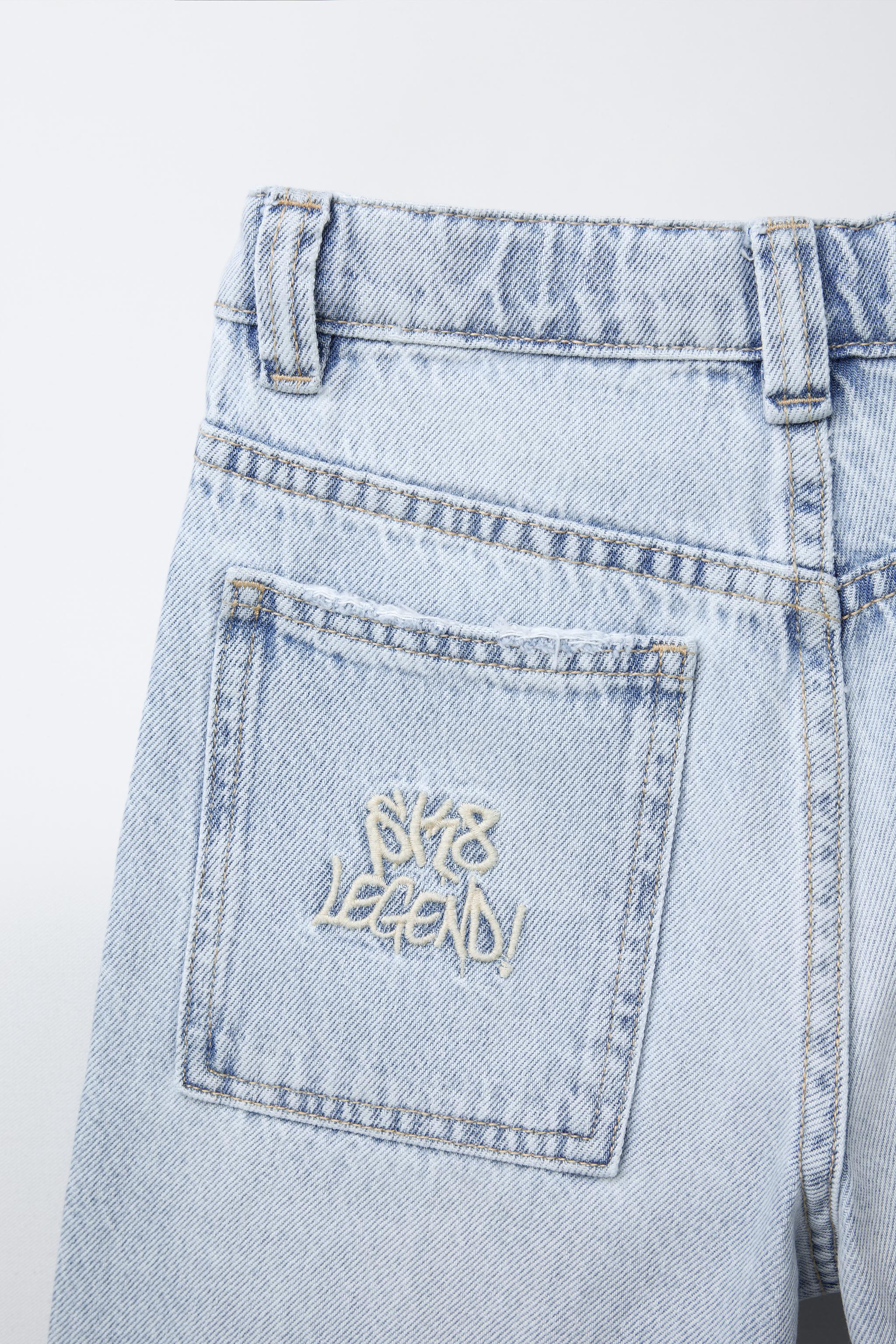 RELAXED BAGGY DENIM SHORTS