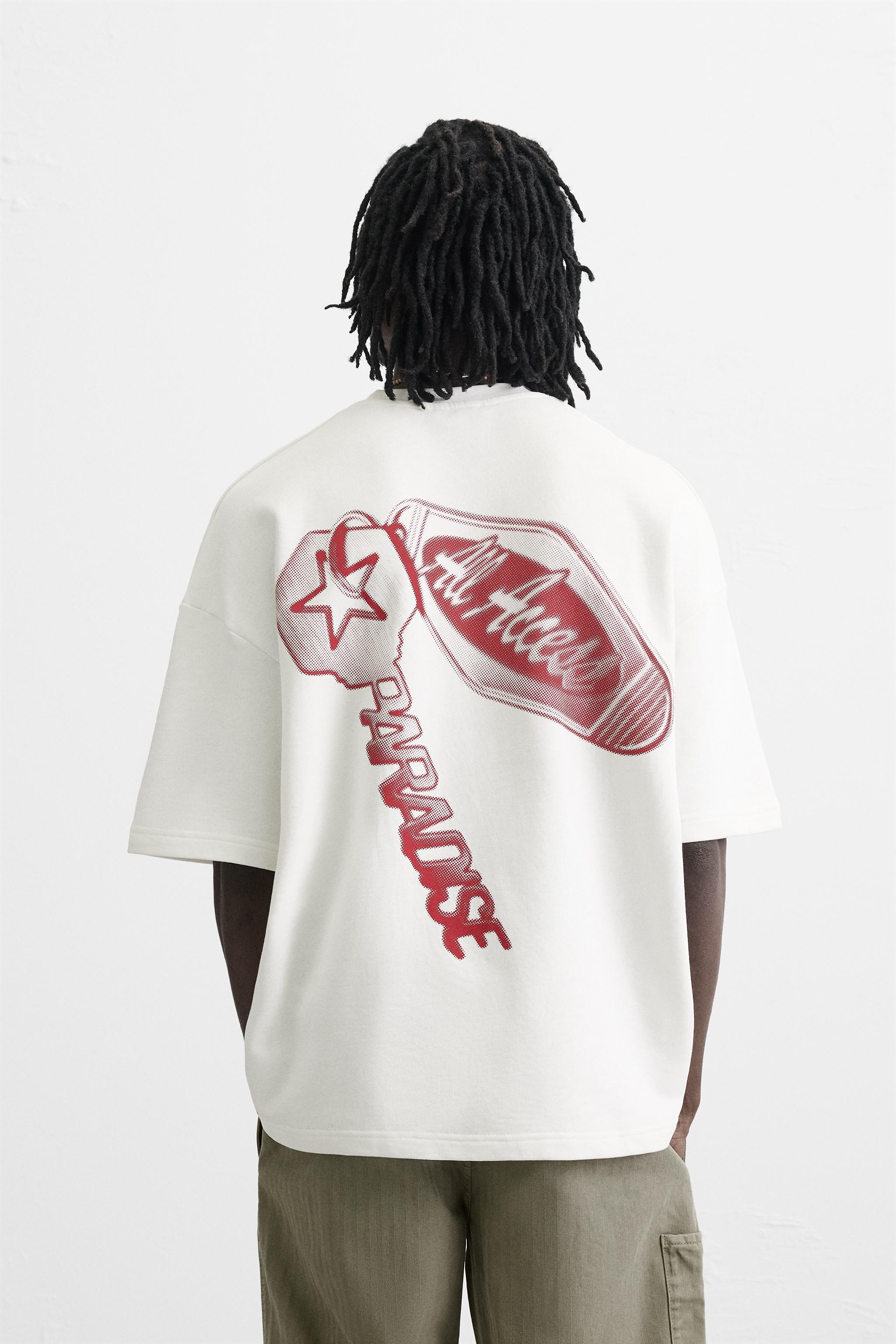 MIXED PRINT SWEATSHIRT