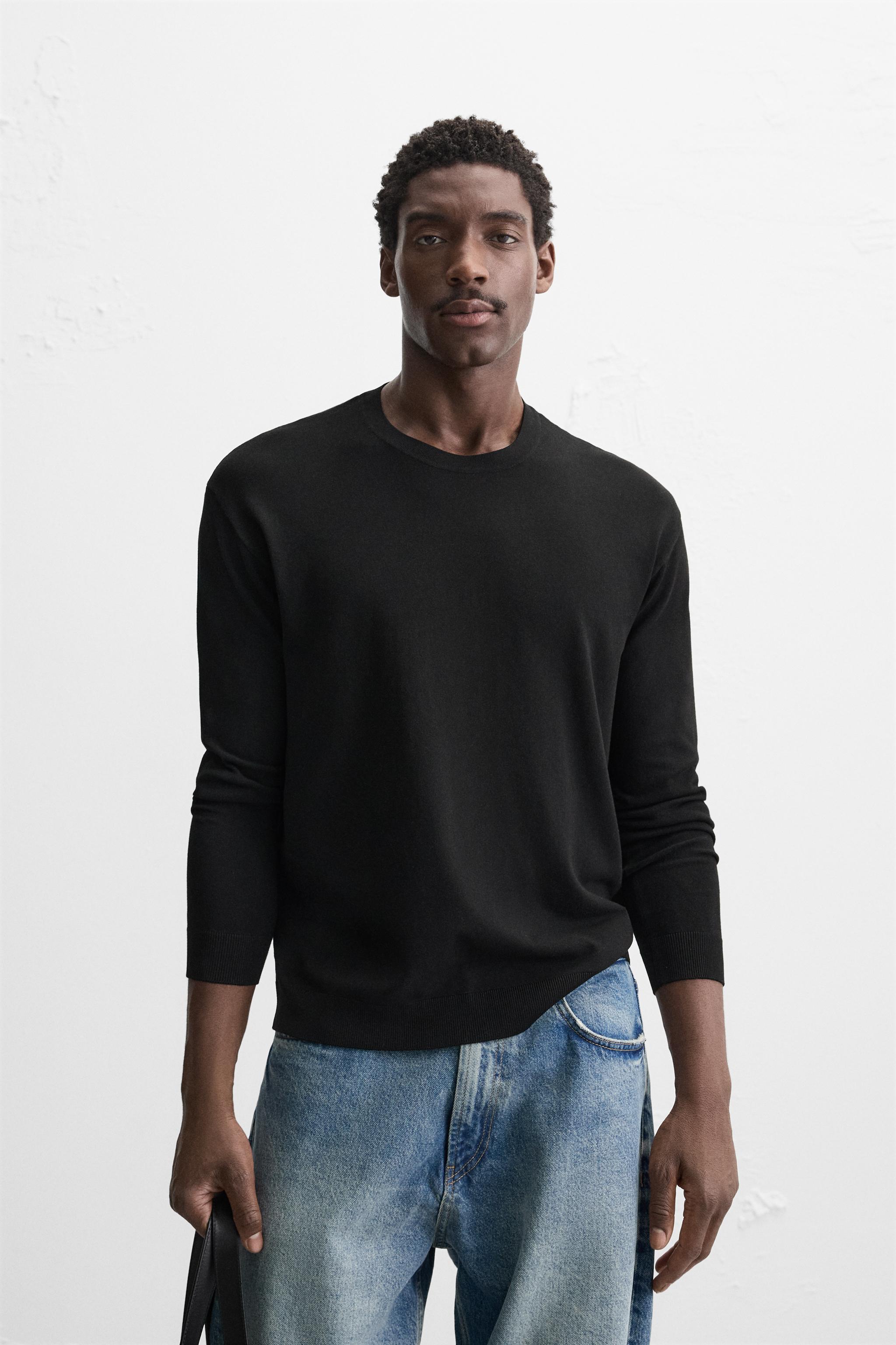 REGULAR FIT TEXTURED KNIT SWEATER