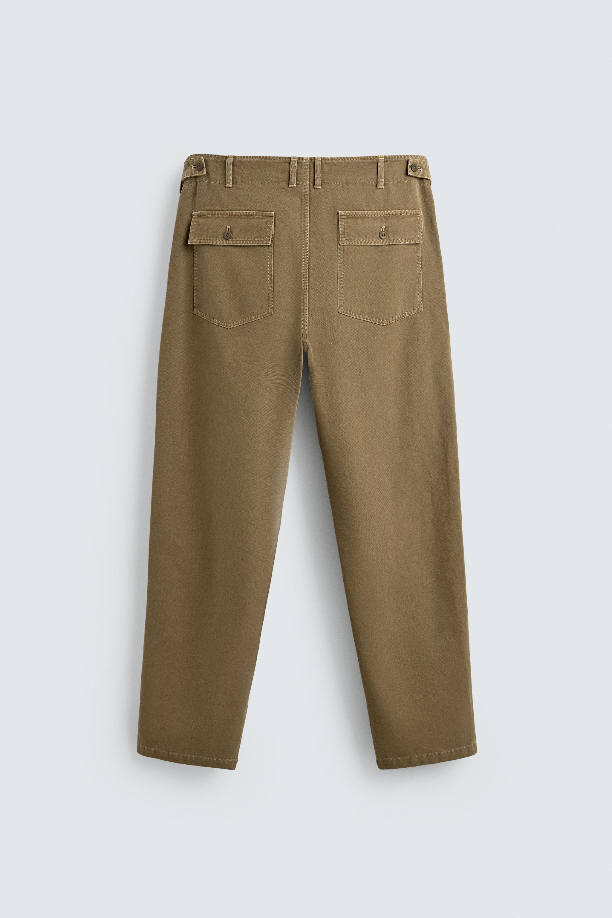 REGULAR FIT PANTS WITH POCKETS