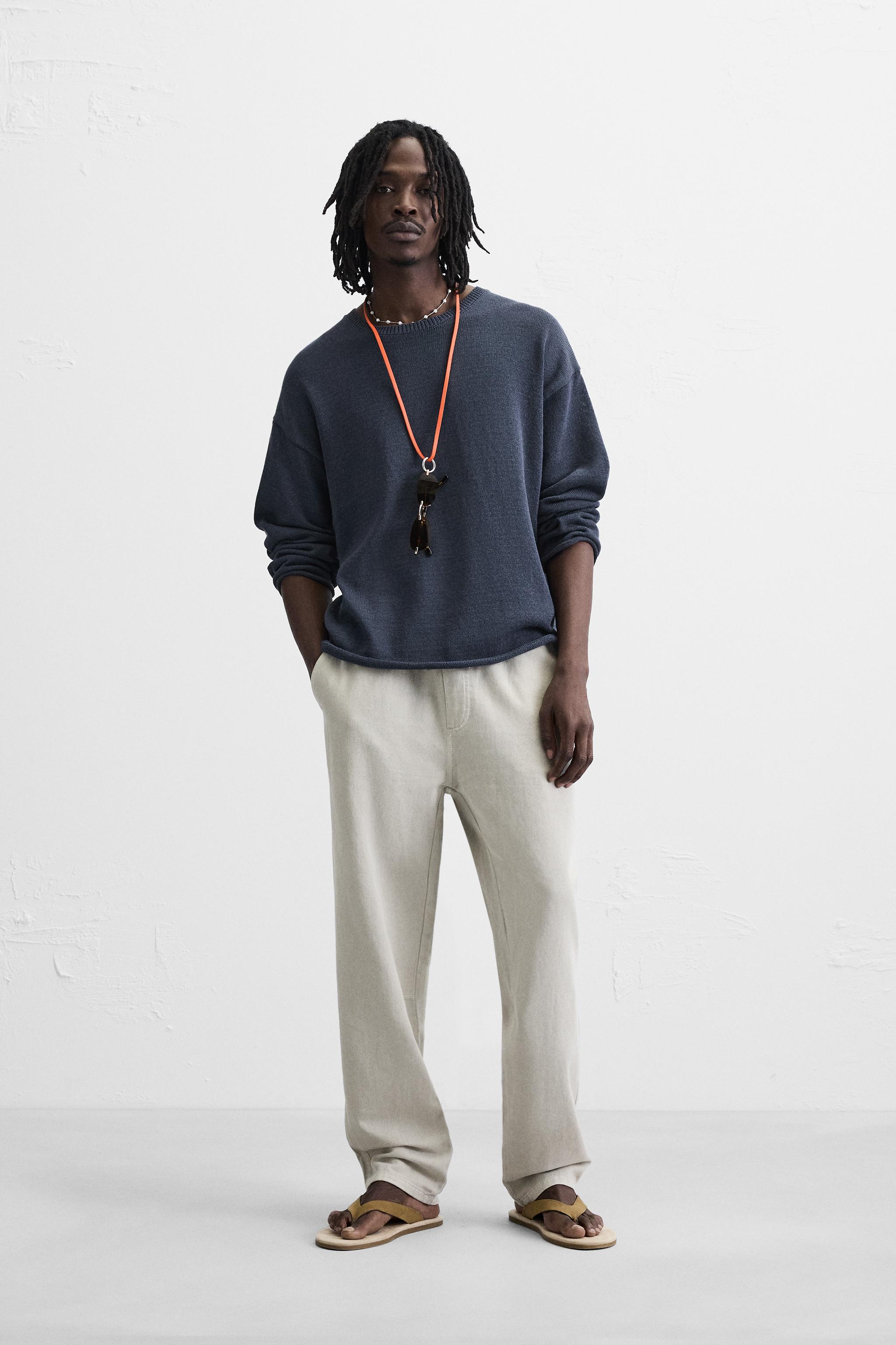 COTTON - LINEN PANTS