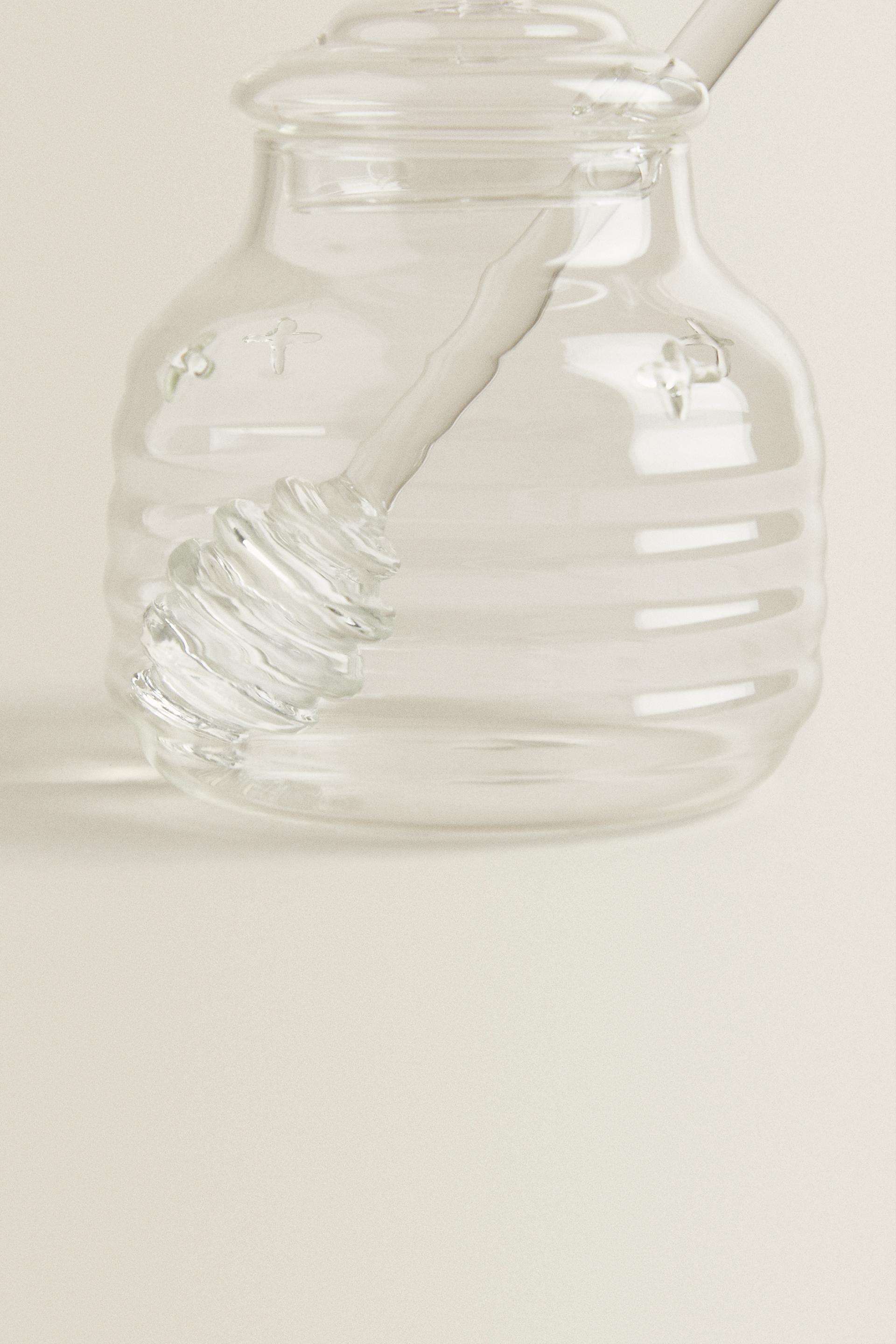 BUMBLEBEE BOROSILICATE GLASS HONEY JAR