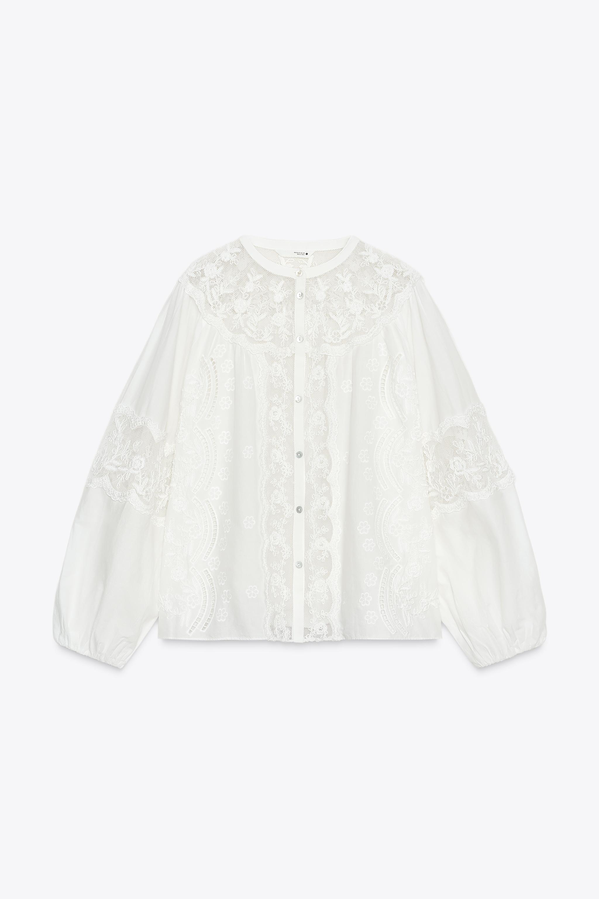 ZW COLLECTION EMBROIDERED SHIRT