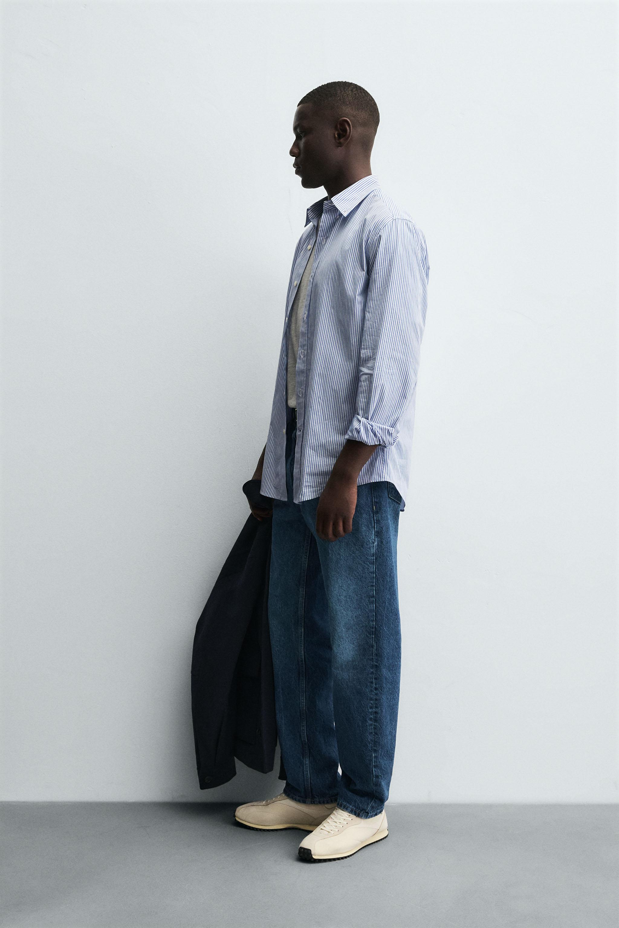 REGULAR FIT STRIPED SHIRT