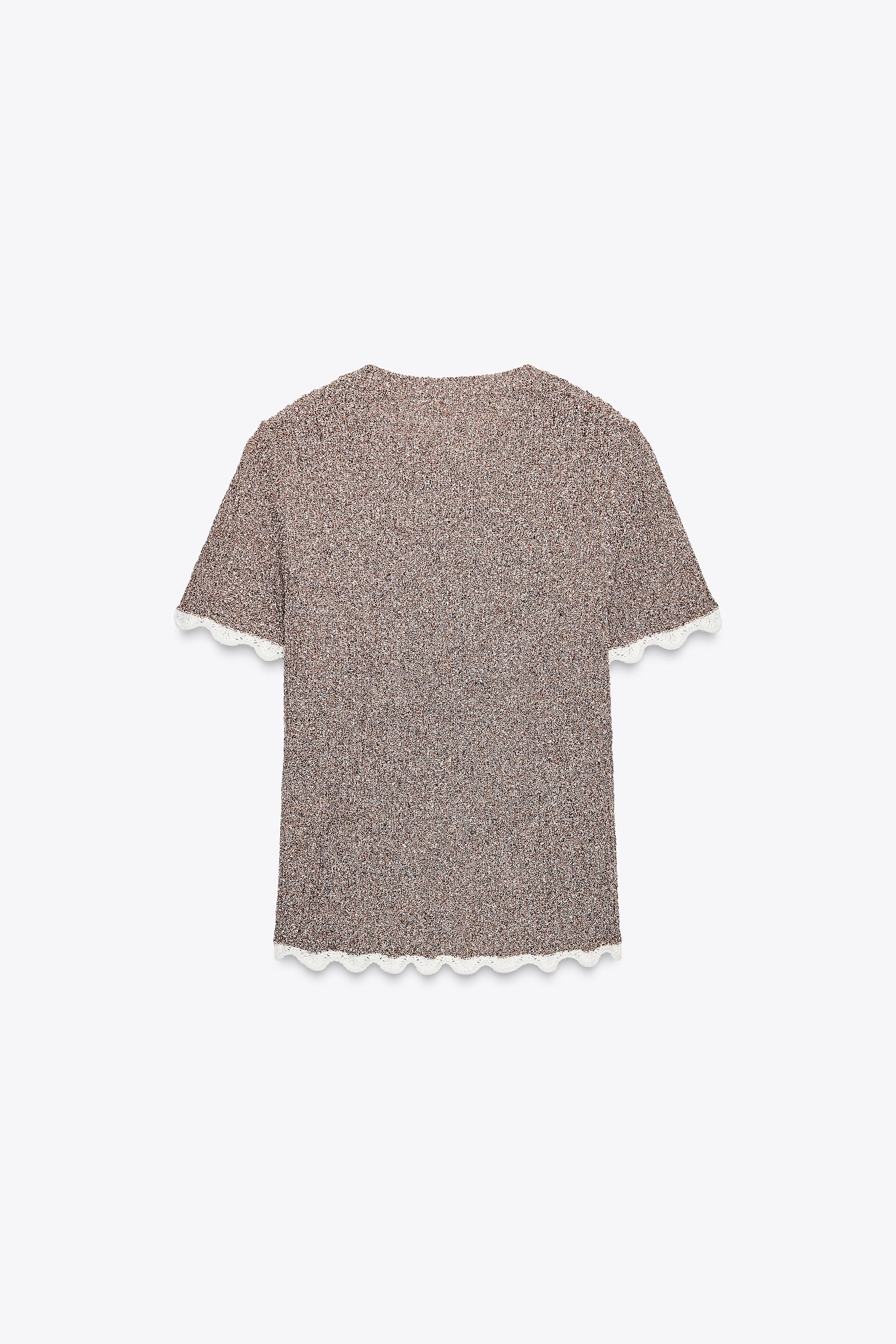 COMBINED KNIT T-SHIRT
