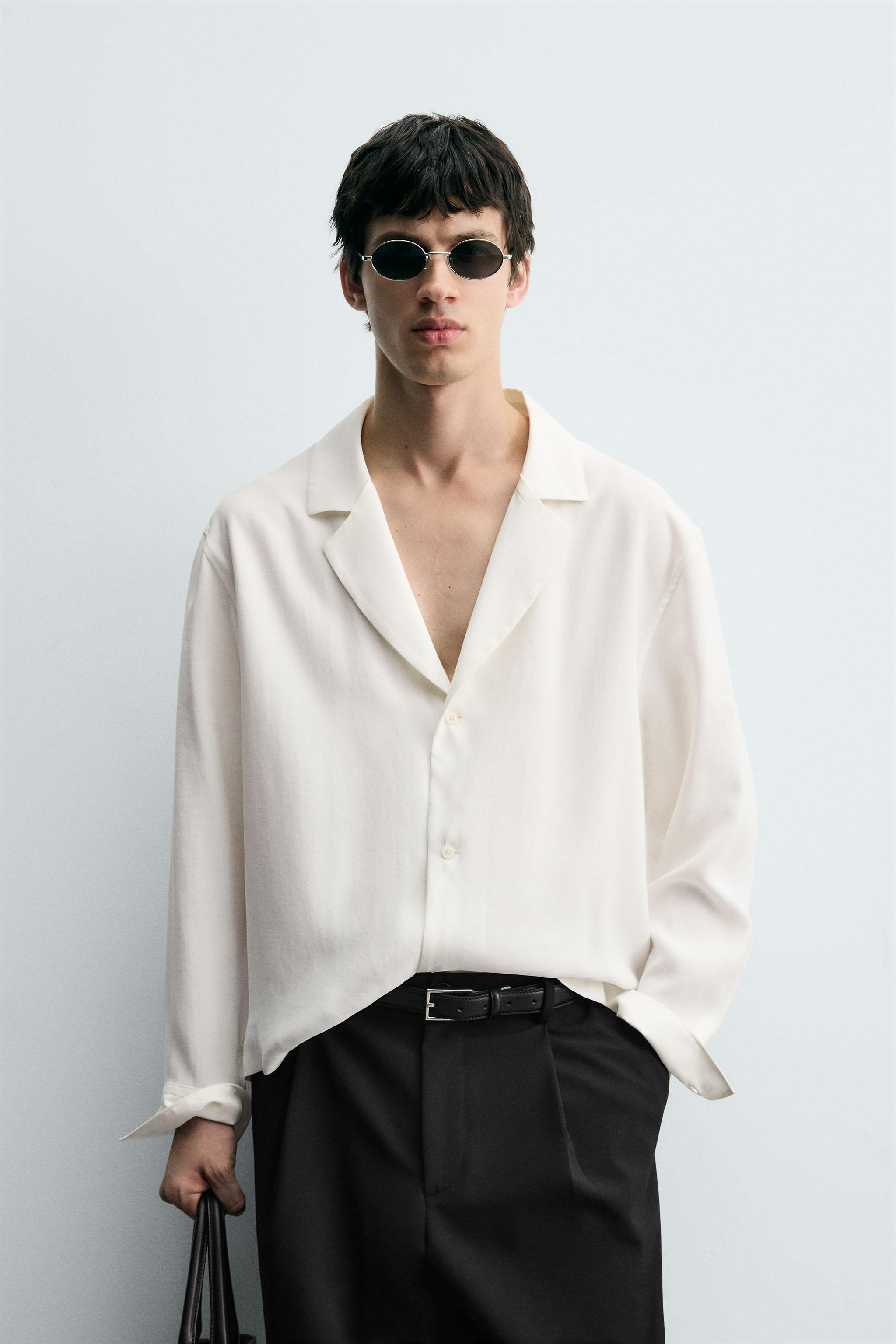 BOXY FIT FLOWY SHIRT