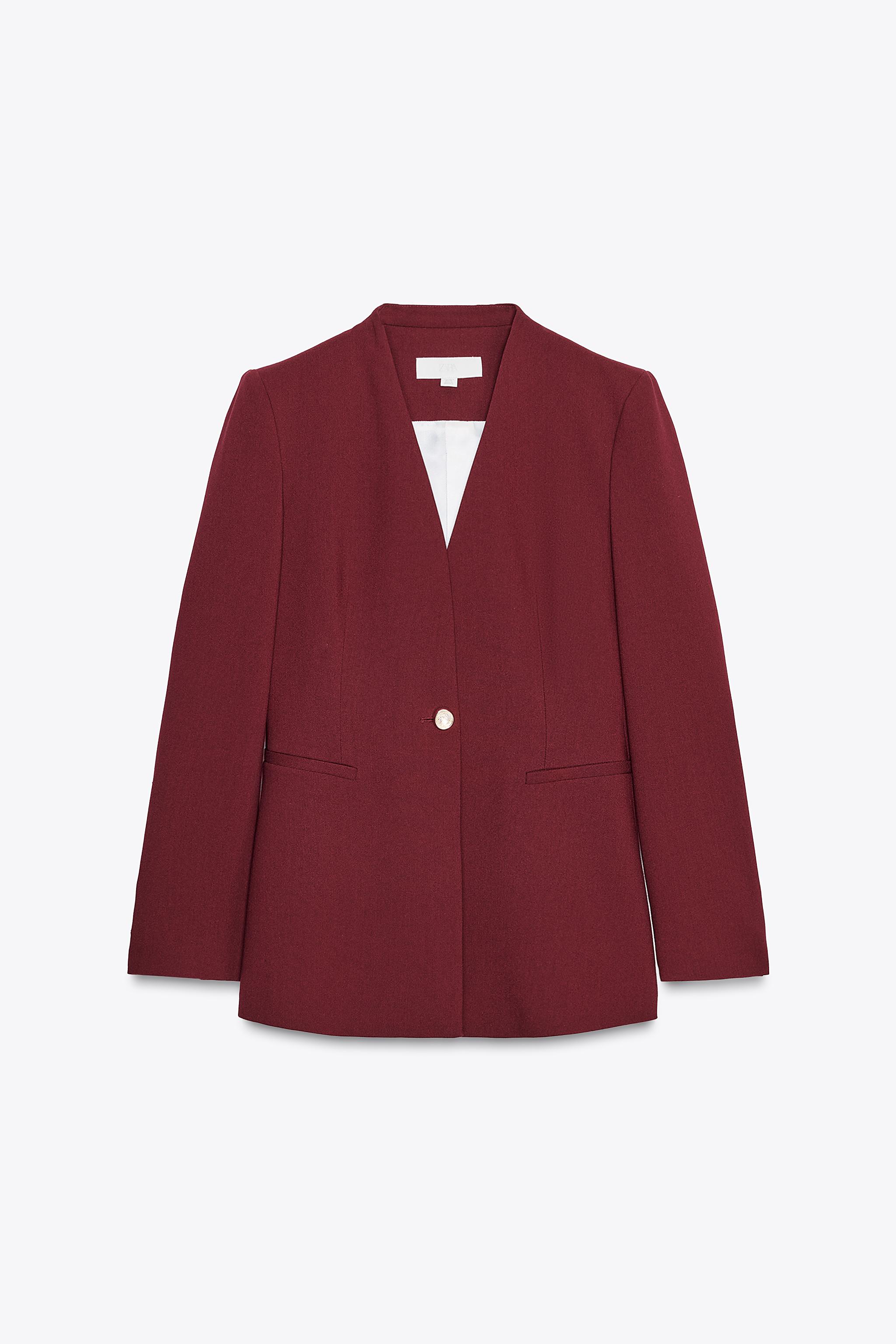 SLEEVELESS TAILORED BLAZER