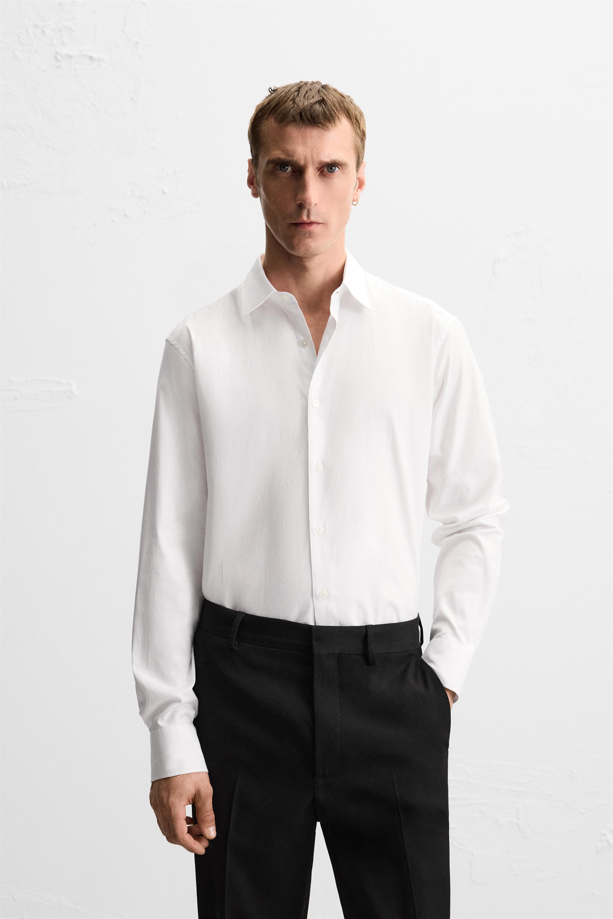 REGULAR FIT TEXTURED SHIRT