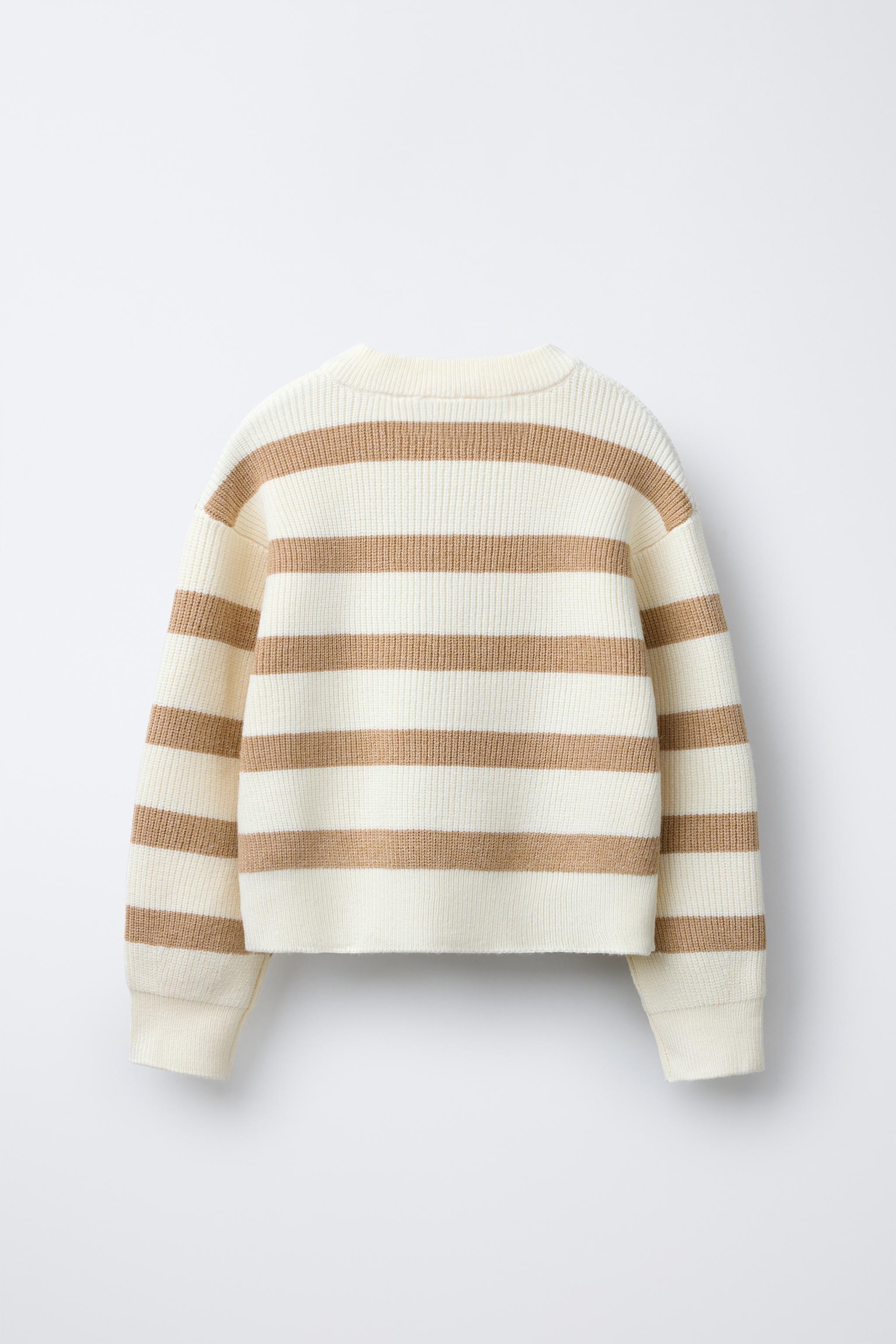 STRIPED KNIT SWEATER