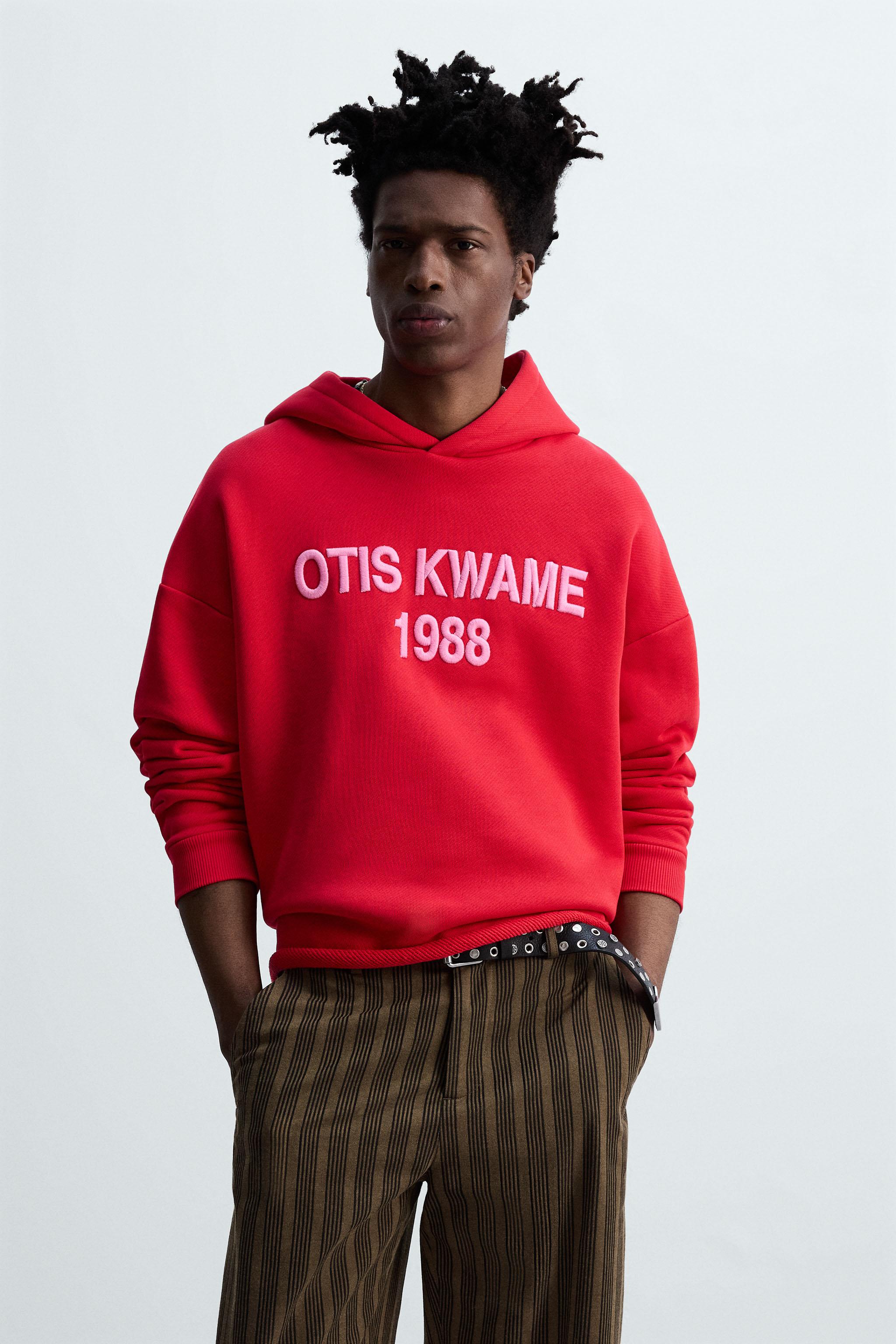EMBROIDERED HOODIE SWEATSHIRT © OTIS KWAME KYE QUAICOE