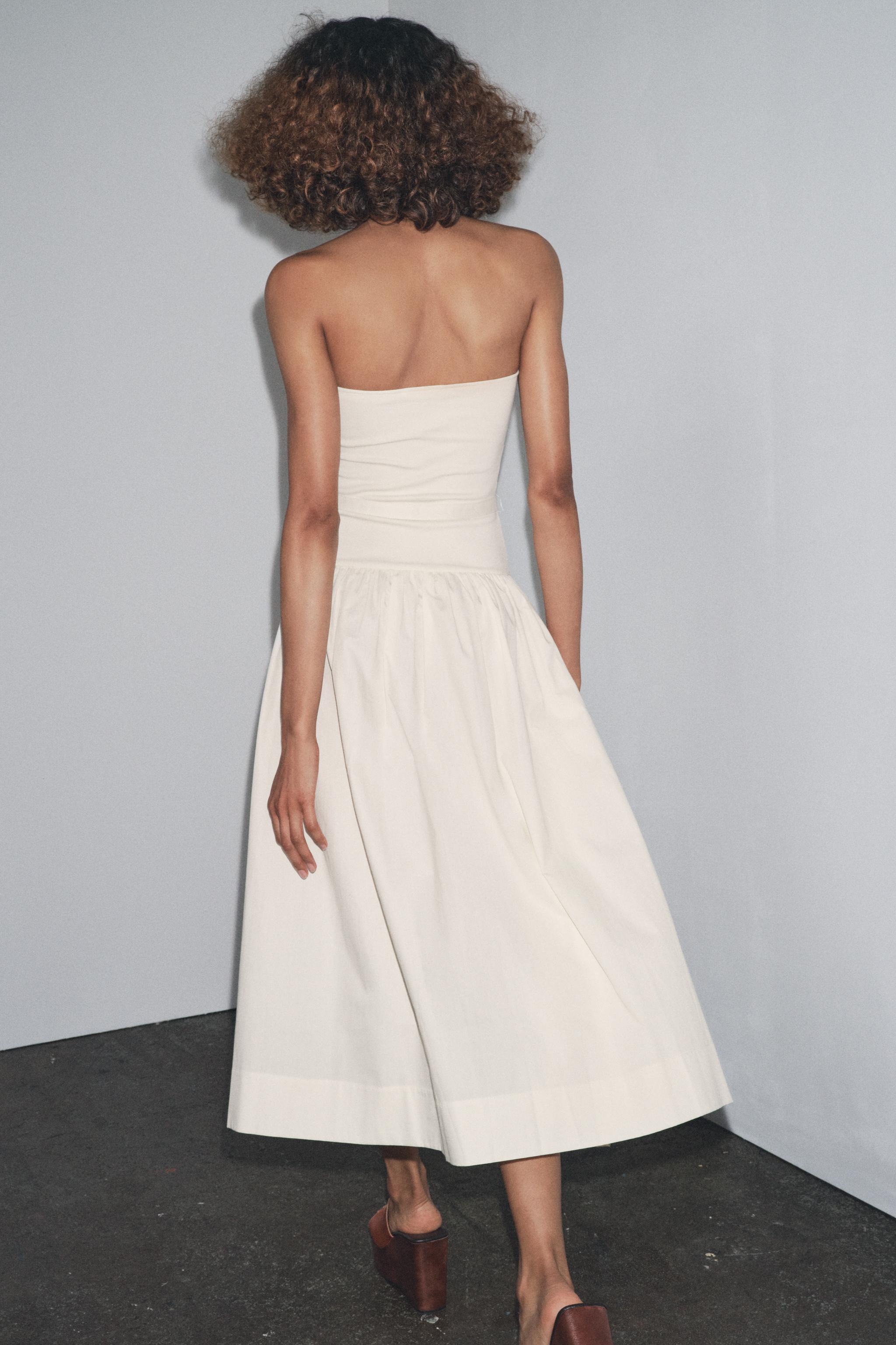 BELTED COMBINATION DRESS