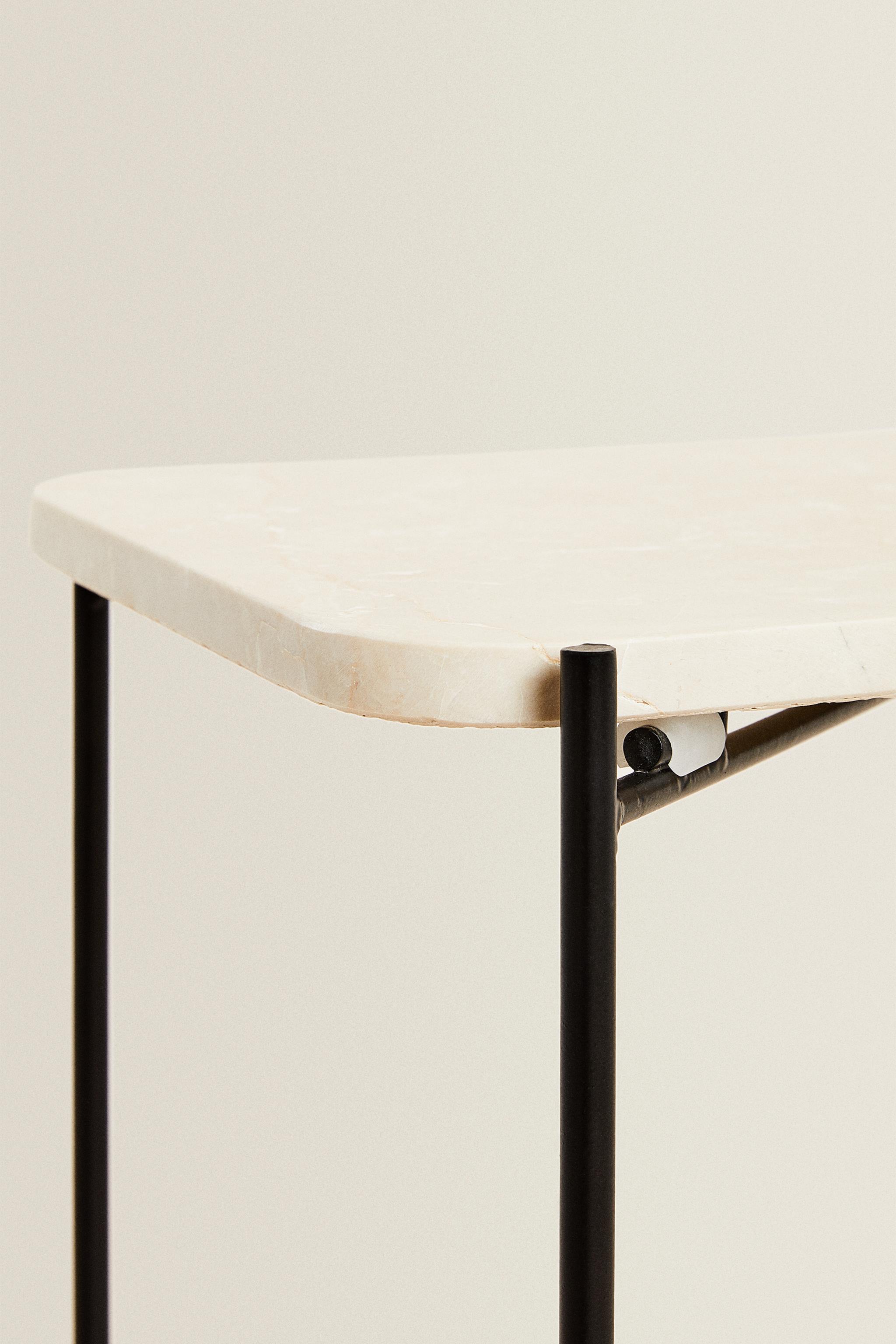 MARBLE SIDE TABLE
