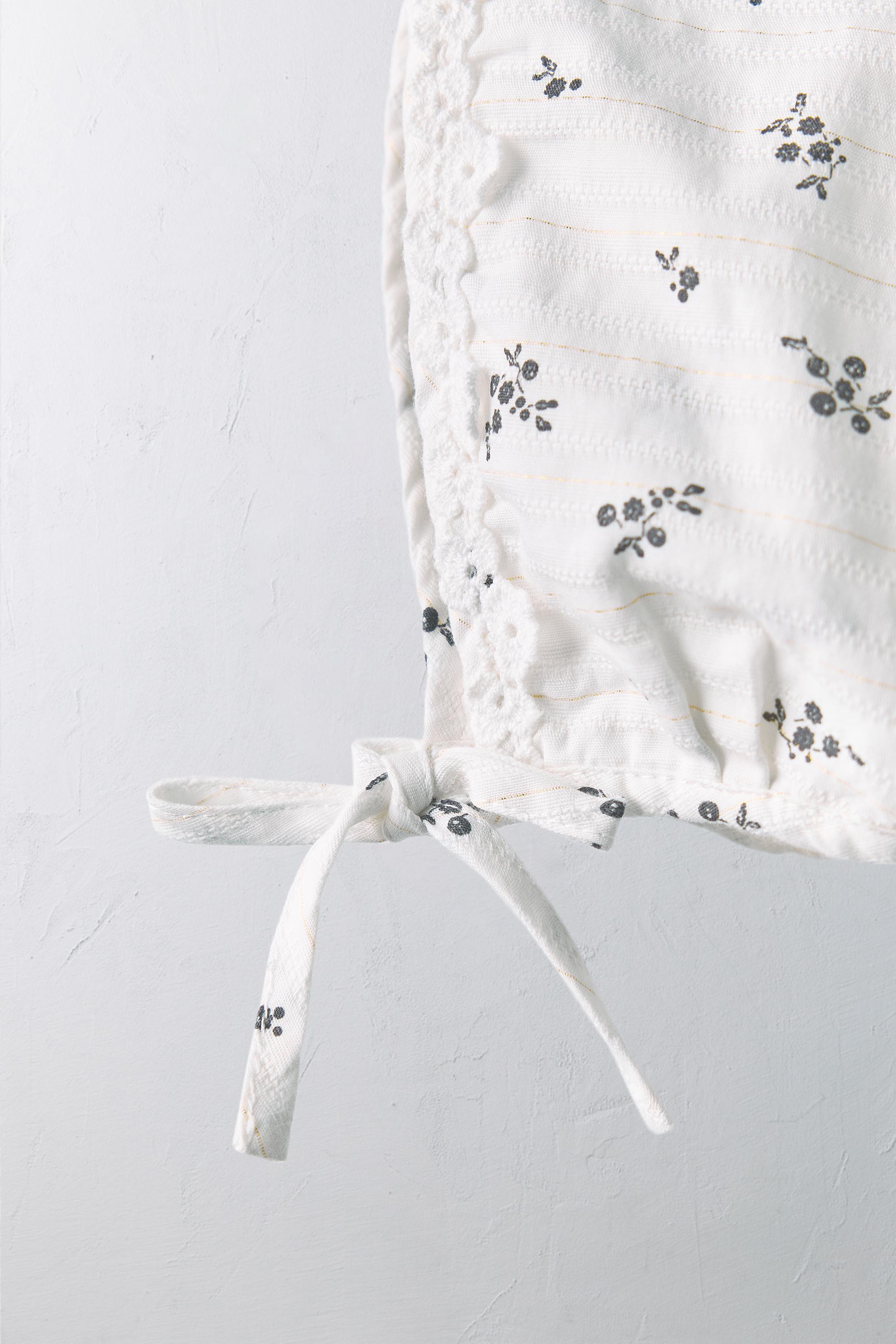 0-18 MONTHS/ SHINY FLORAL BONNET LIMITED EDITION