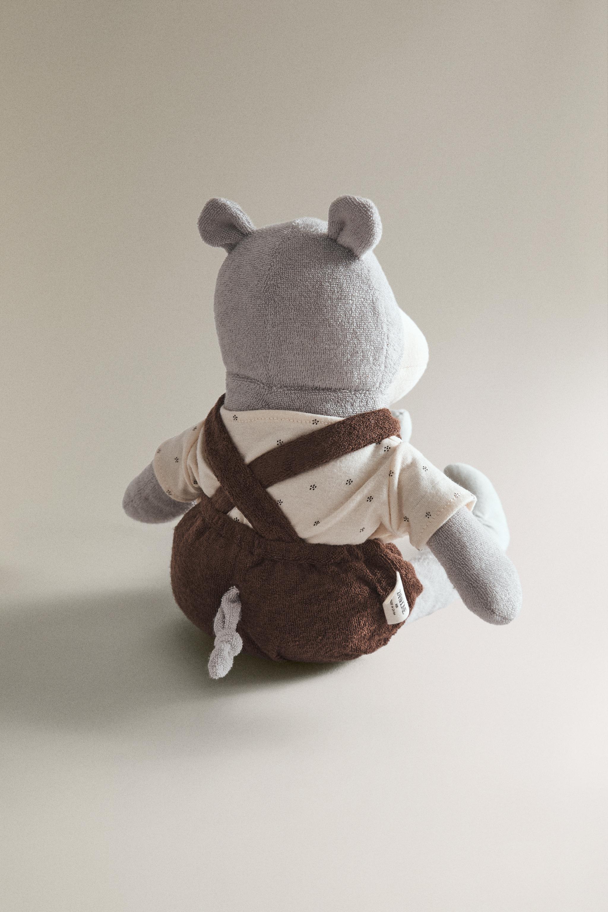 CHILDREN'S MUSICAL HIPPOPOTAMUS PLUSH TOY