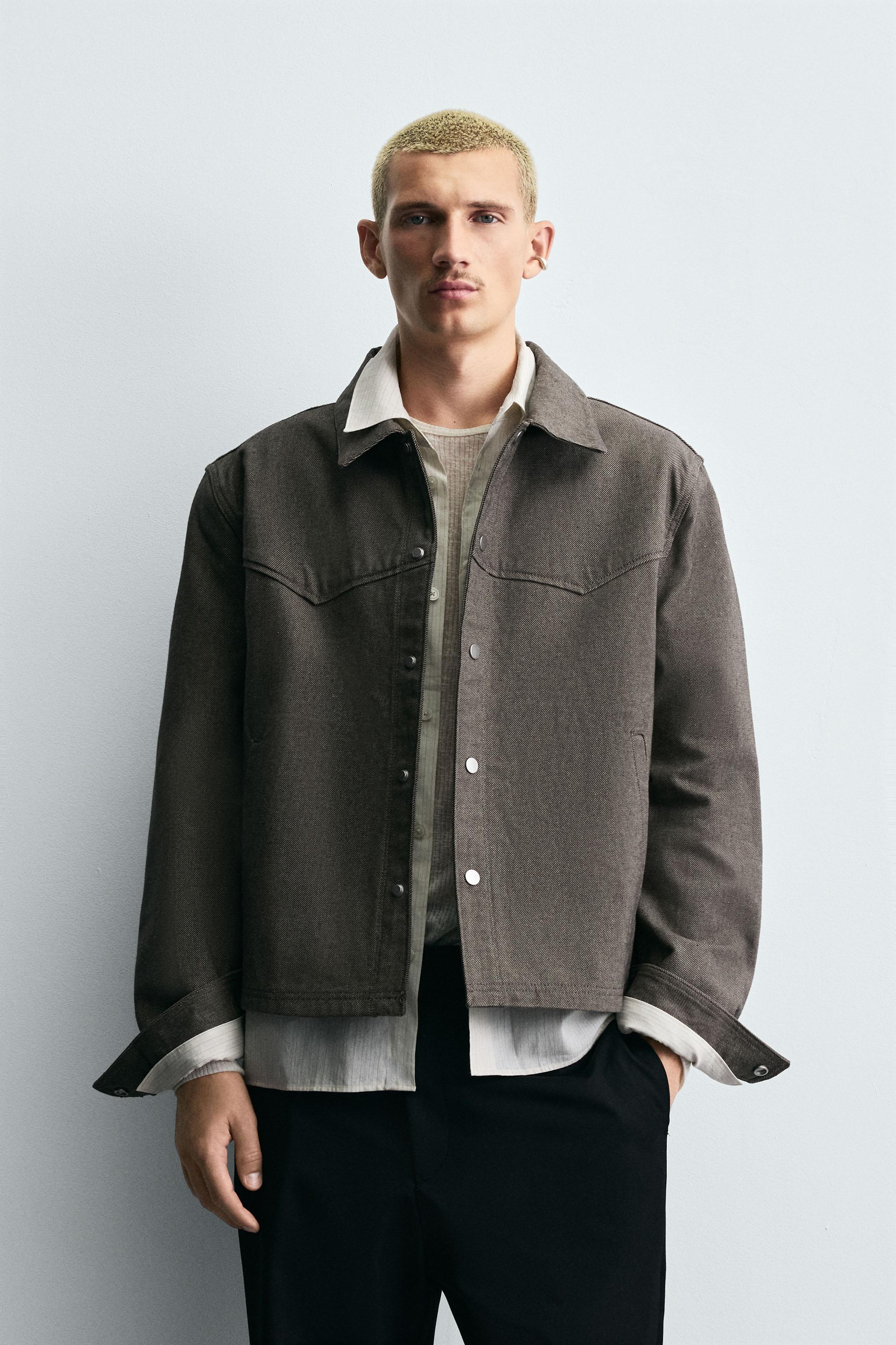 TWILL STRUCTURE OVERSHIRT