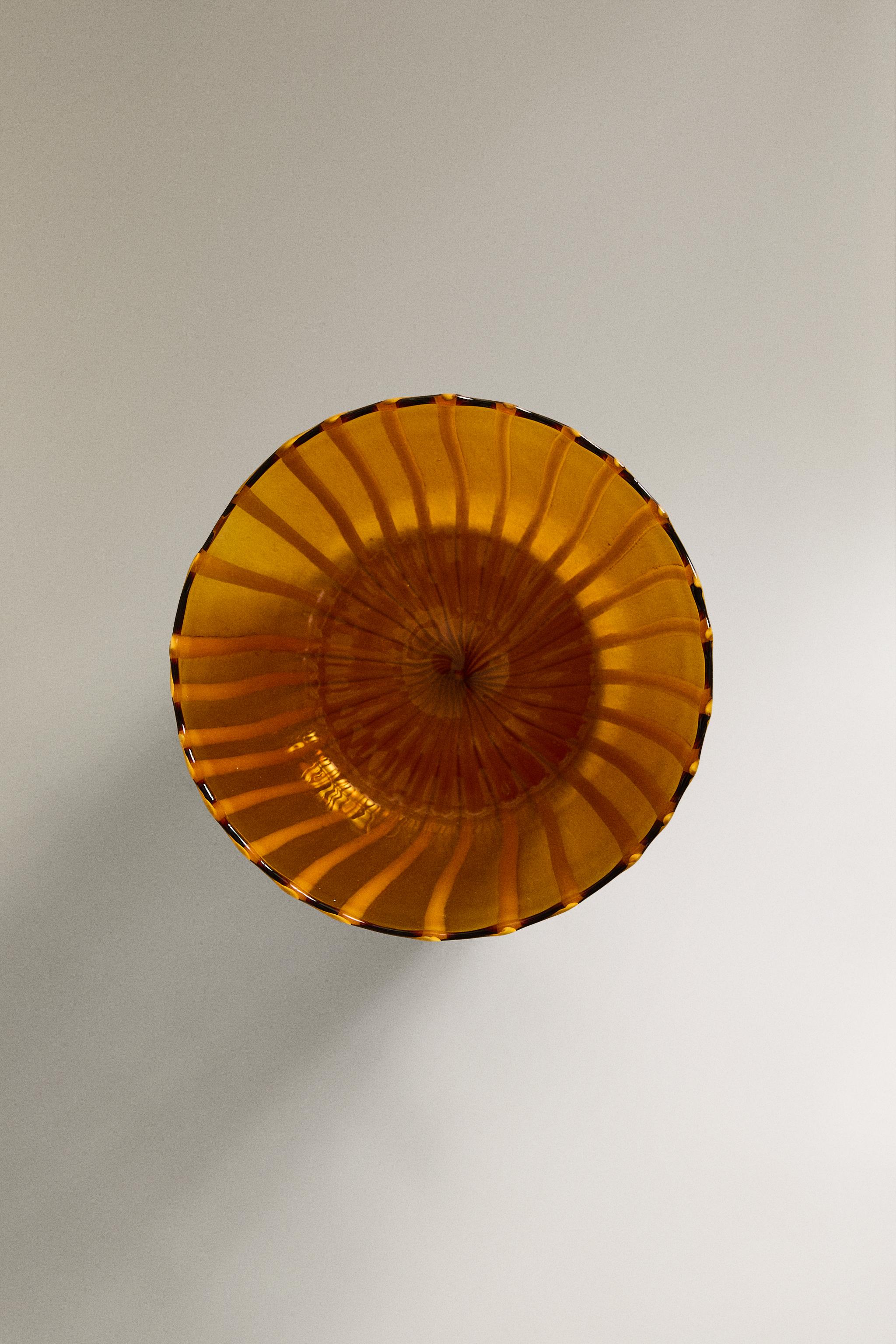 STRIPED BOROSILICATE GLASS BOWL