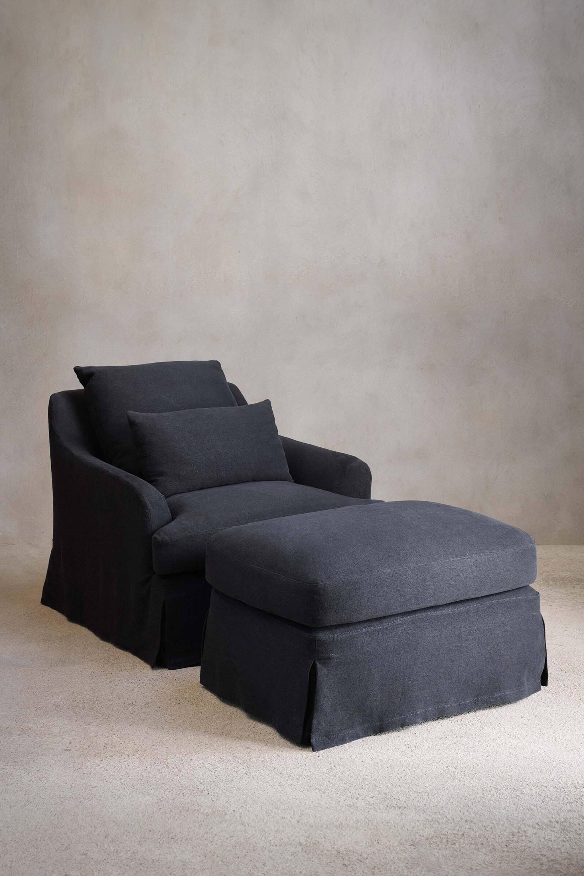 FOOTSTOOL 01 LINEN COVER