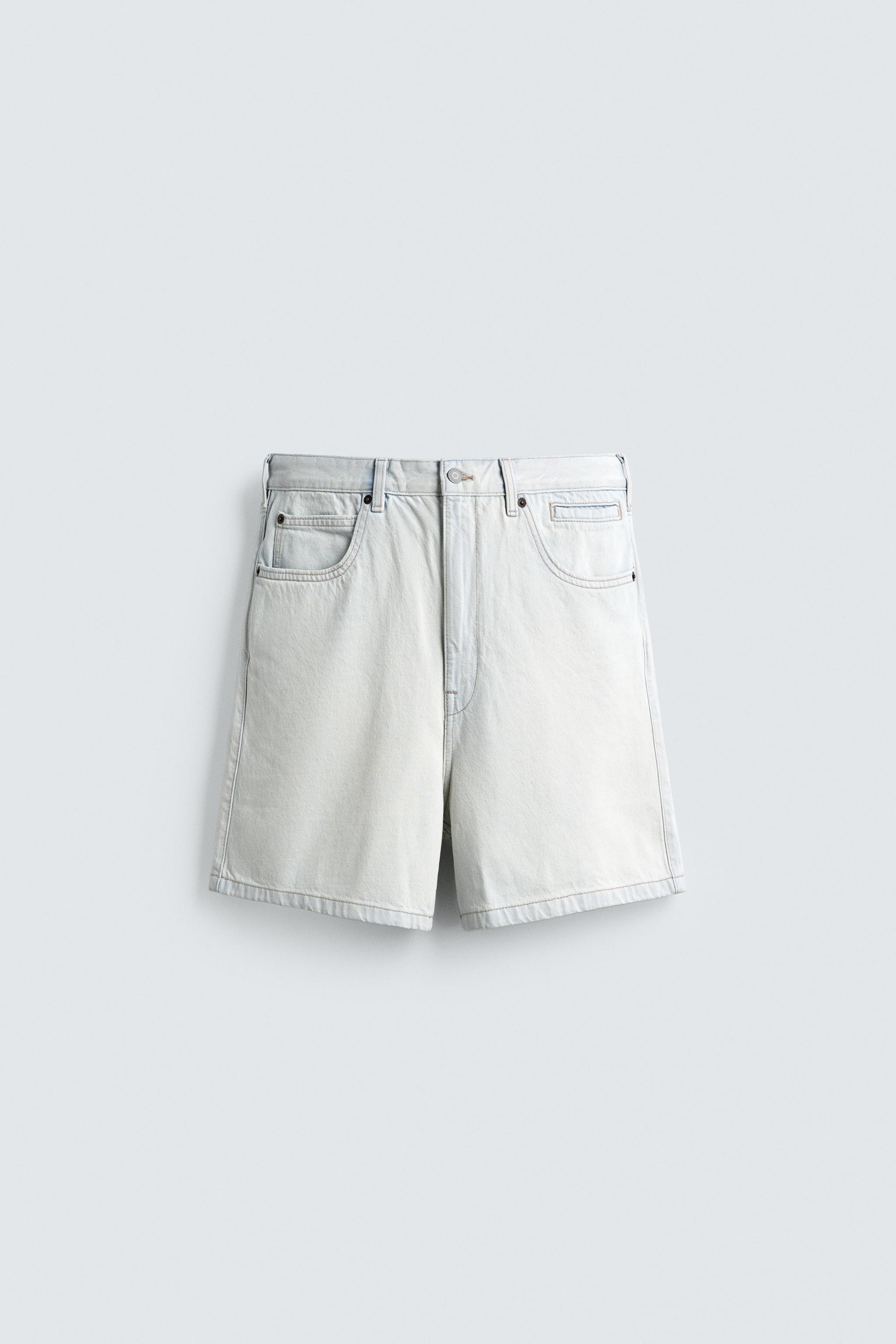 REGULAR FIT DENIM SHORTS