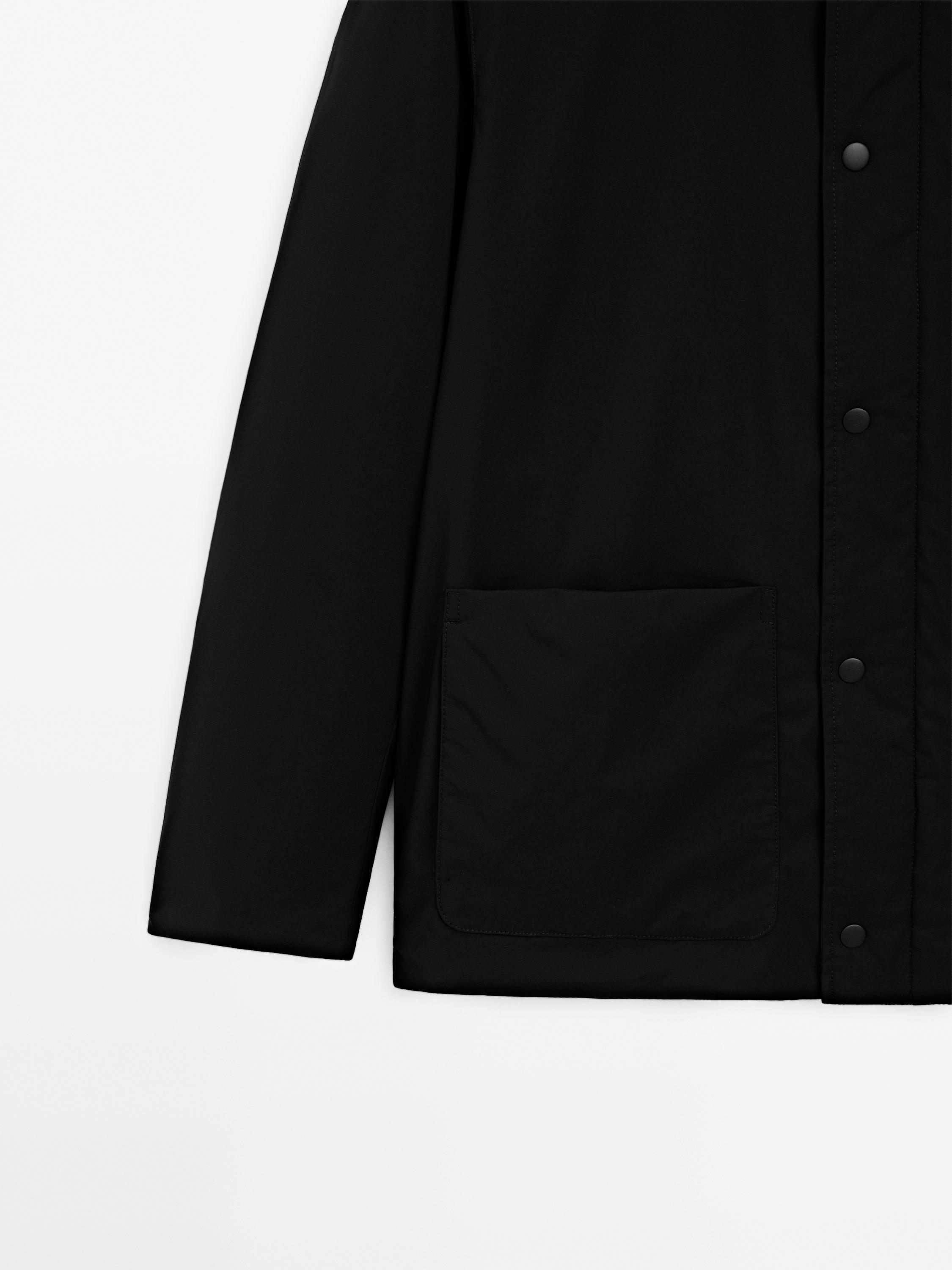 Water-repellent technical jacket