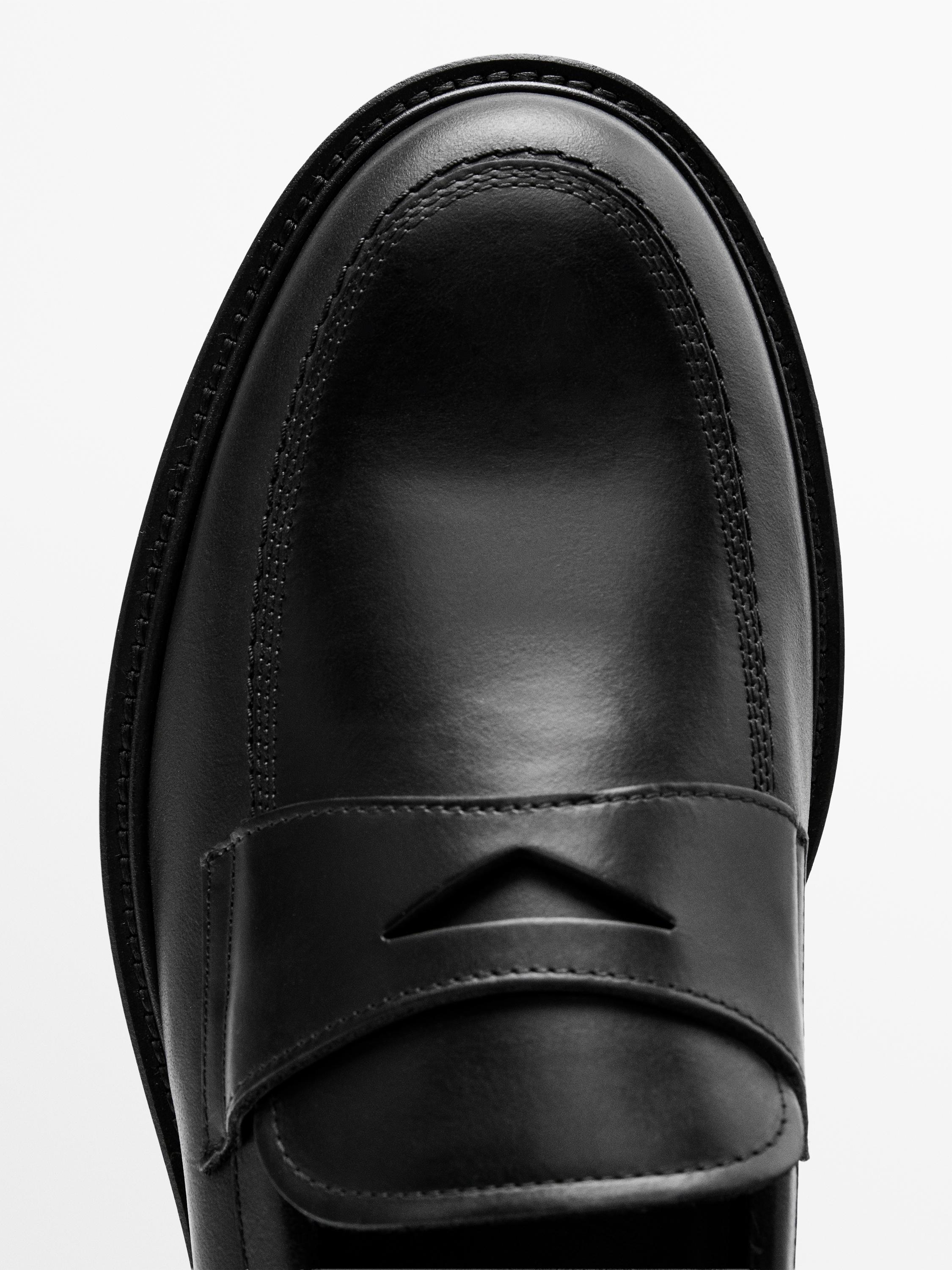 Nappa penny loafers