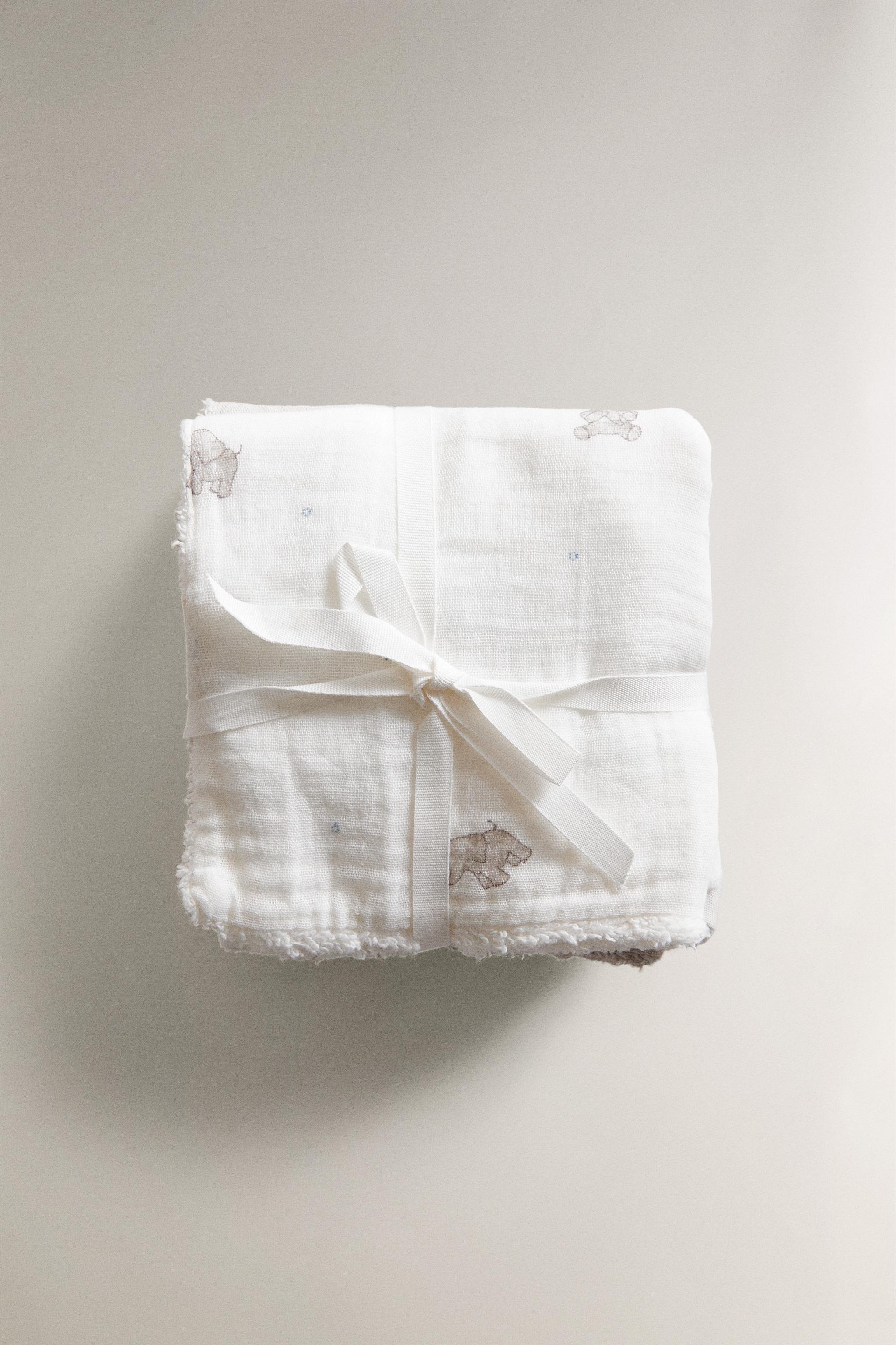 CHILDREN'S MINI ELEPHANT TOWEL (SET OF 3)