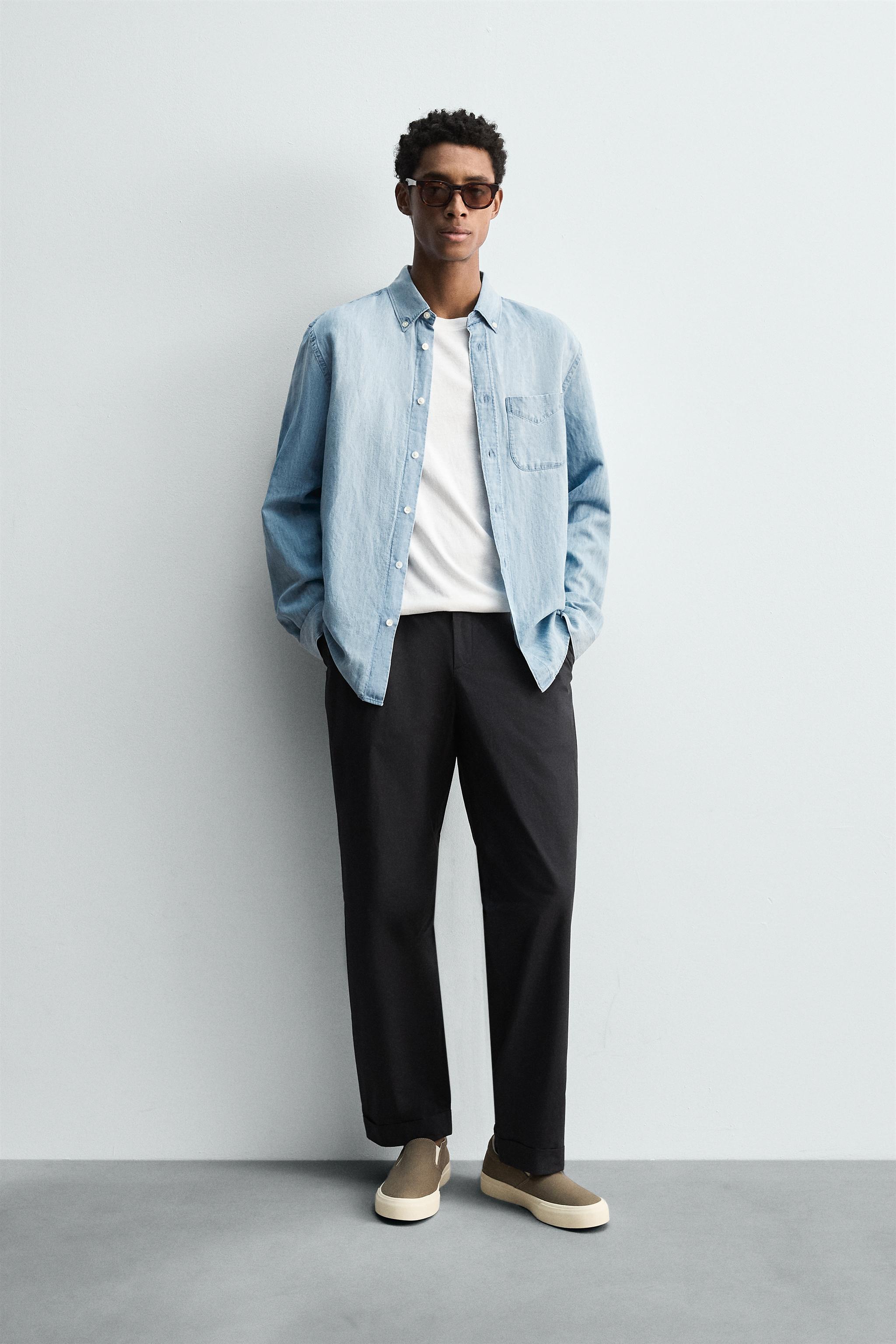 REGULAR FIT DENIM SHIRT