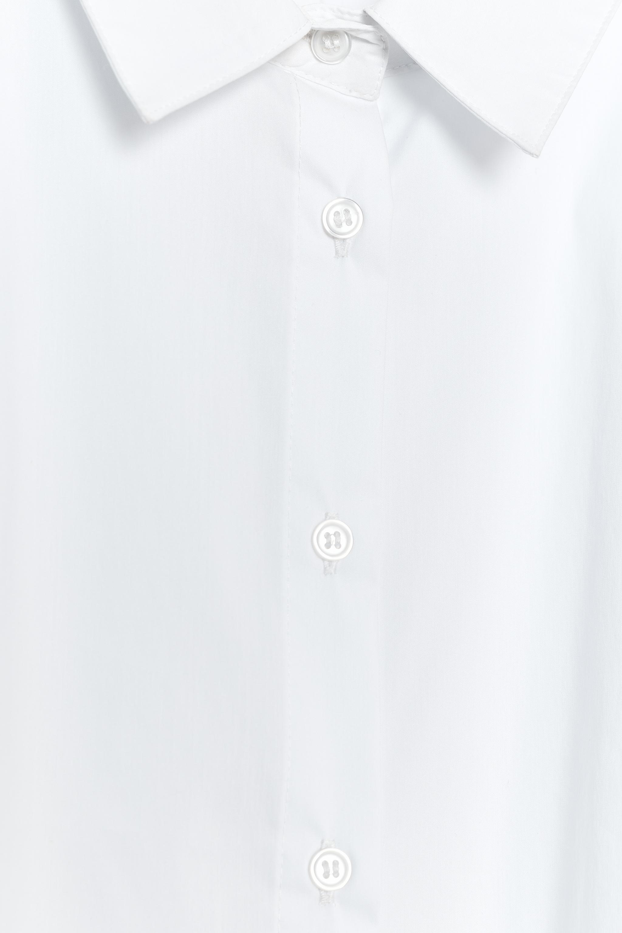 DOUBLE LAYER POPLIN SHIRT