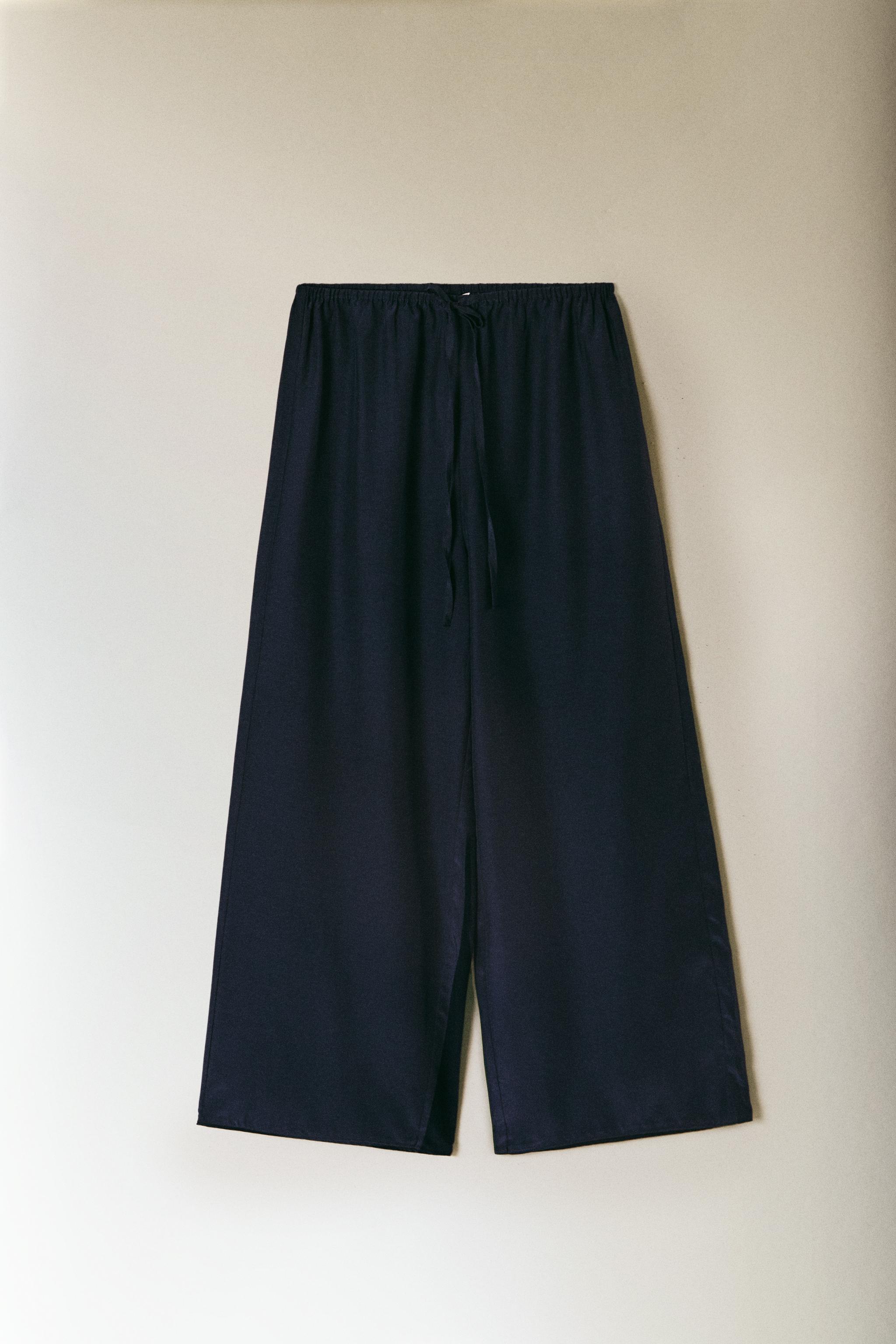 SILK AND COTTON PANTS