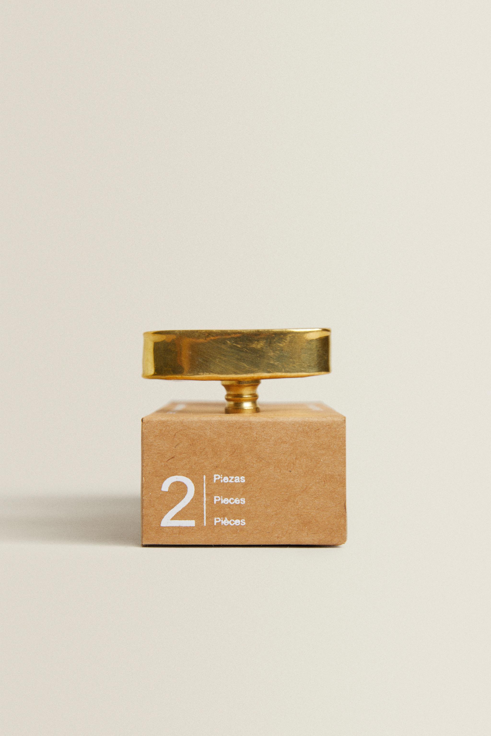 SET OF OVAL MARBLE KNOBS (SET OF 2)